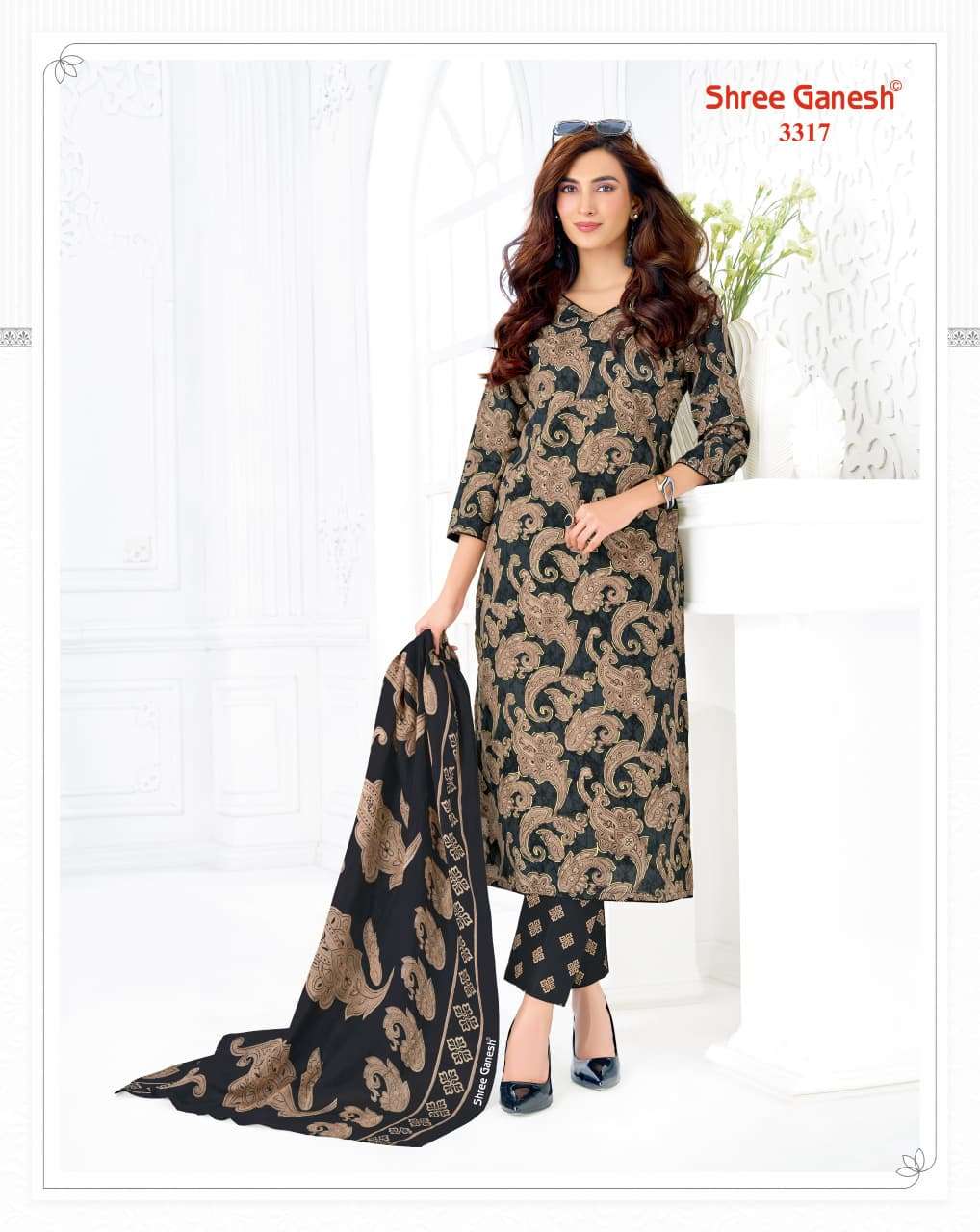 Shree Ganesh Samaiyra Vol 23 Printed Pure Cotton Suit Catalog view 17