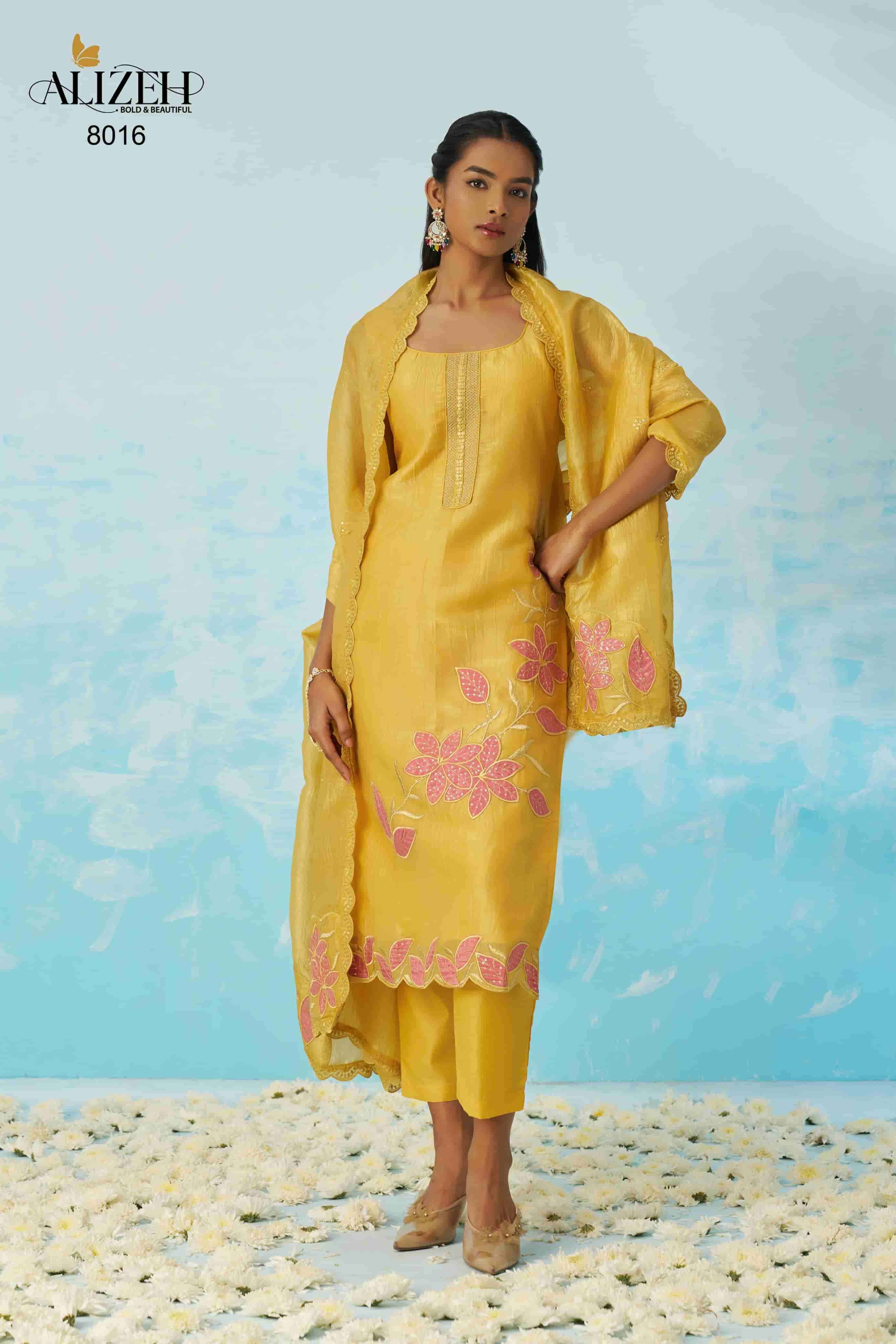 Alizeh Jasmine Fancy Crush Salwar Suit view 8