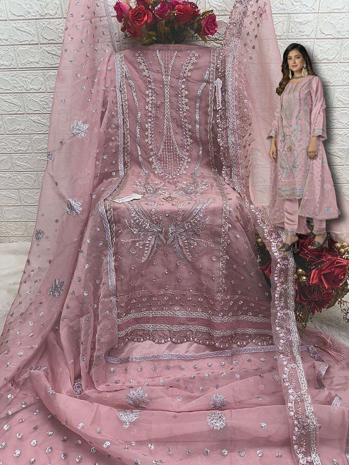 Fepic C 1797 Colors Rosemeen Pakistani Salwar Suit Catalog Exporters view 6