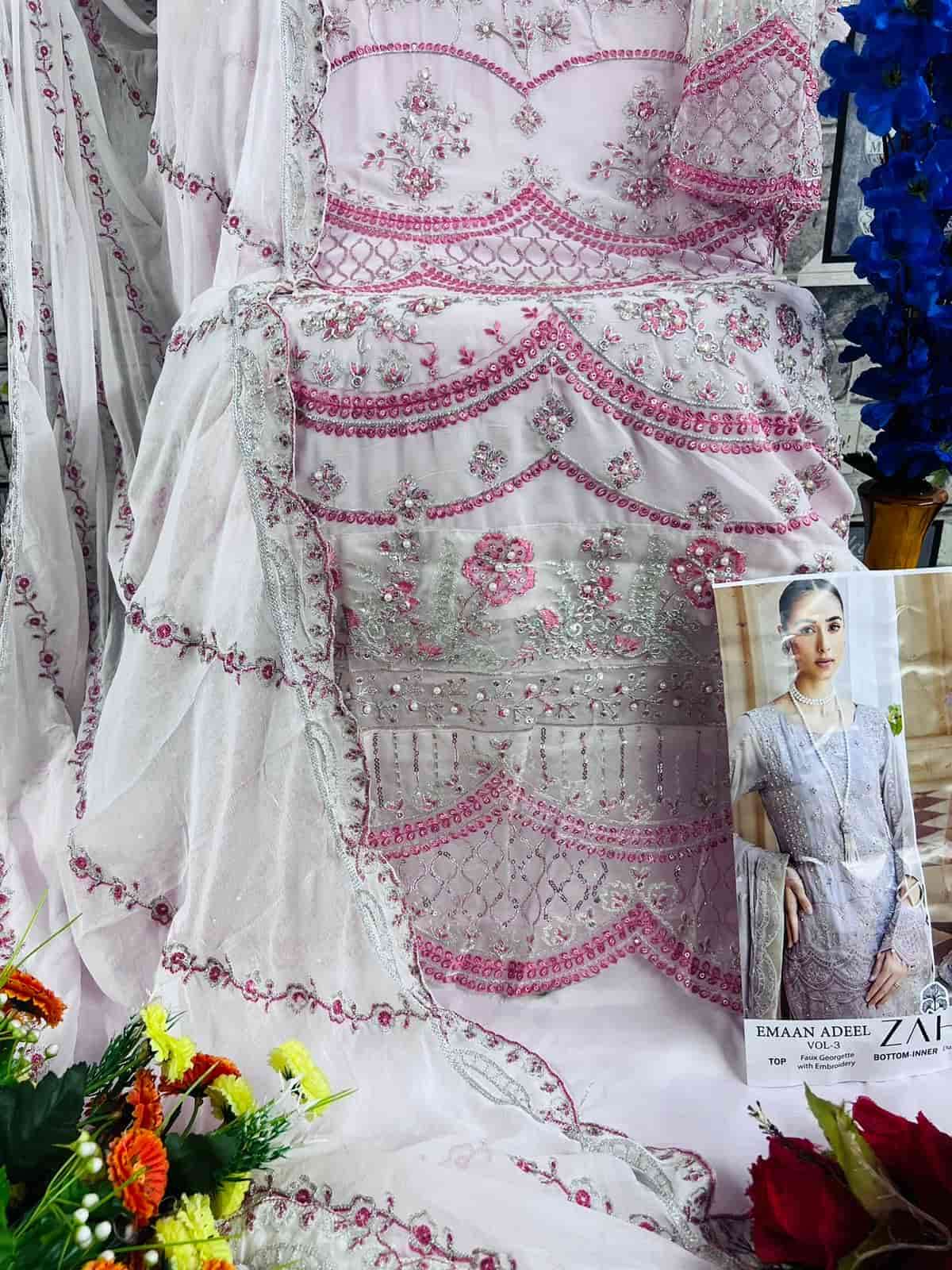 Zaha Emaan Adeel Vol 3 Pakistani Heavy Designer Exclusive Wedding Wear Collection view 2