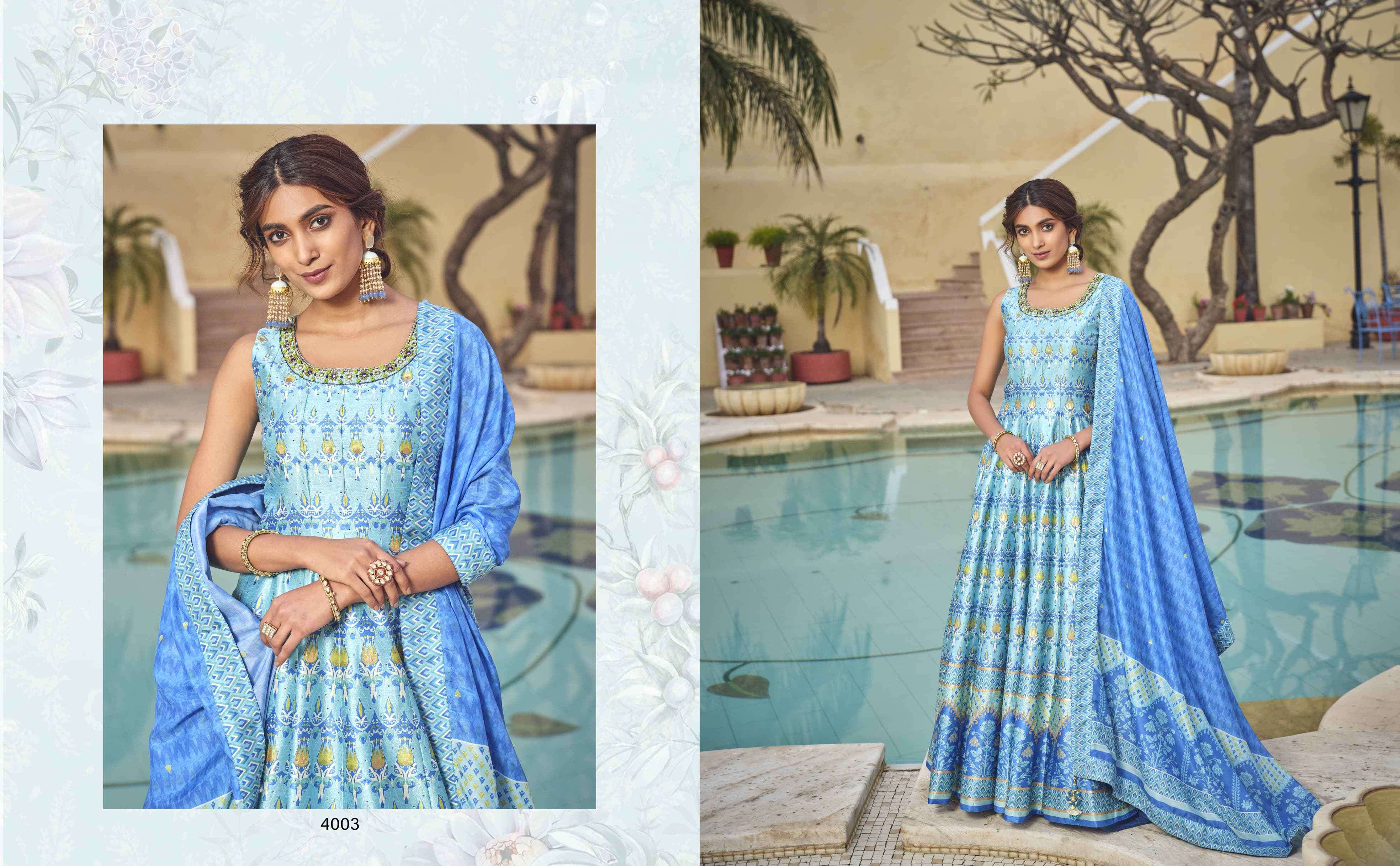 Virasat Peshwai 4001 To 4006 Exclusive Designer Gown view 16