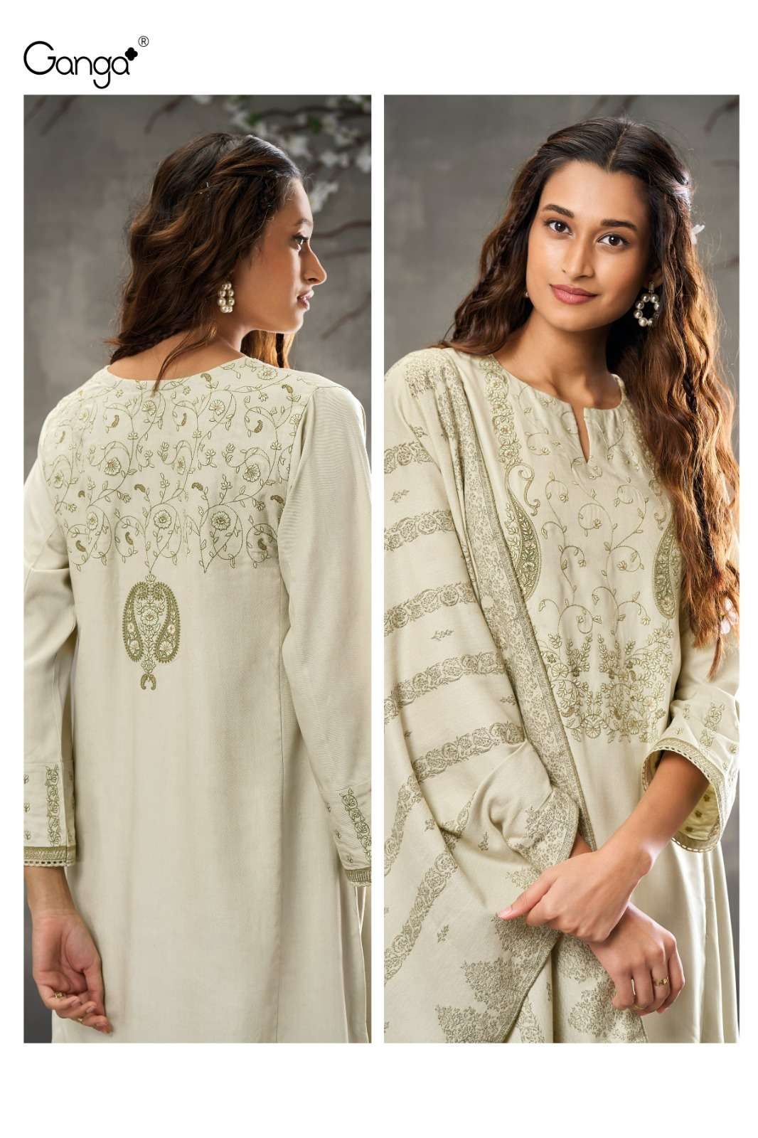 Ganga Fashion Erdene 2913 Exclusive Pashmina Suit Winter Collection