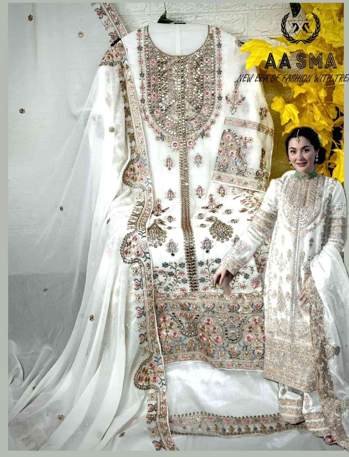 Aasma 203 G Georgette Pakistani Dress view 2