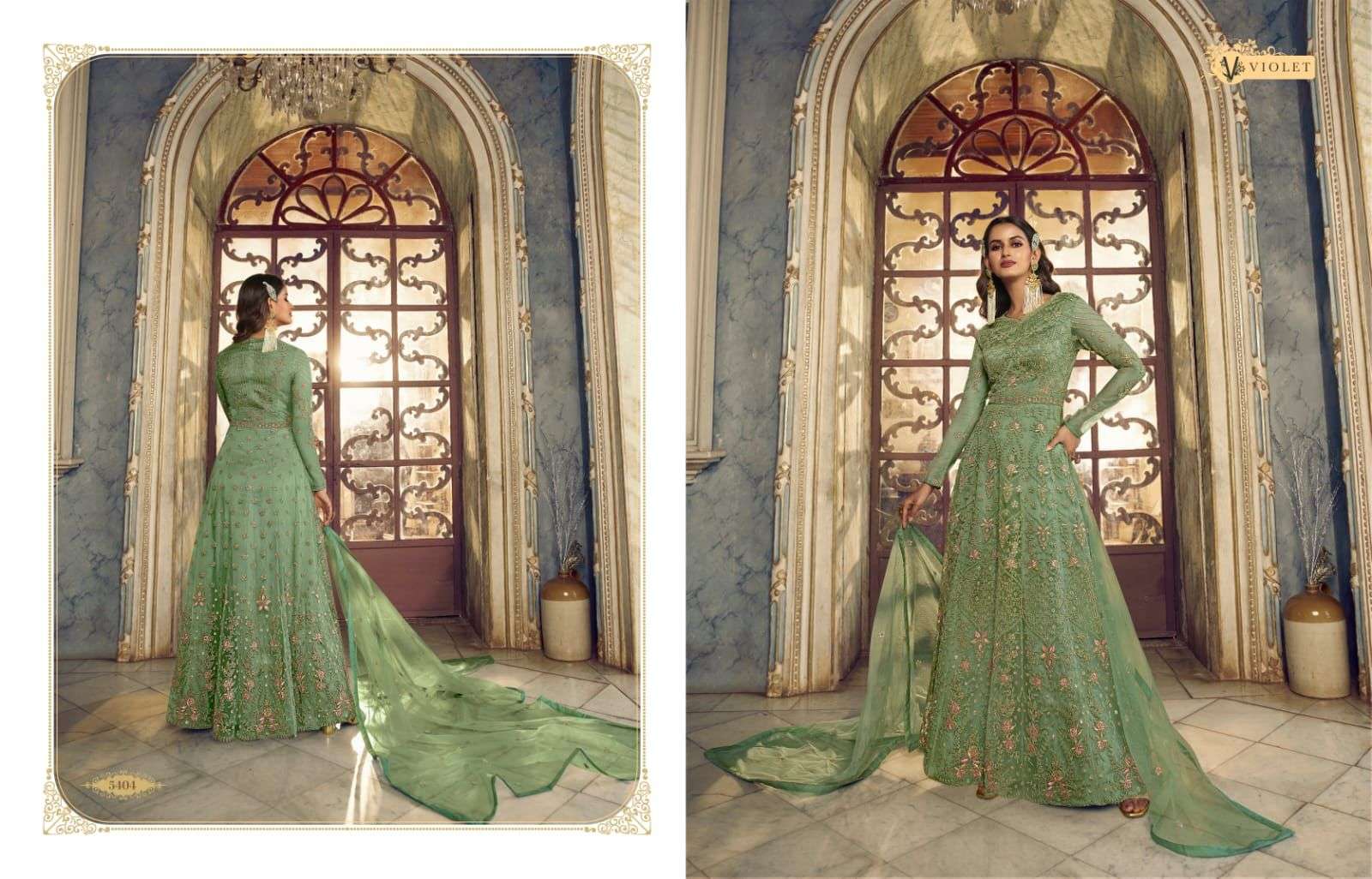 Swagat 5401 to 5408 Series party Wear Gowns Dress view 9