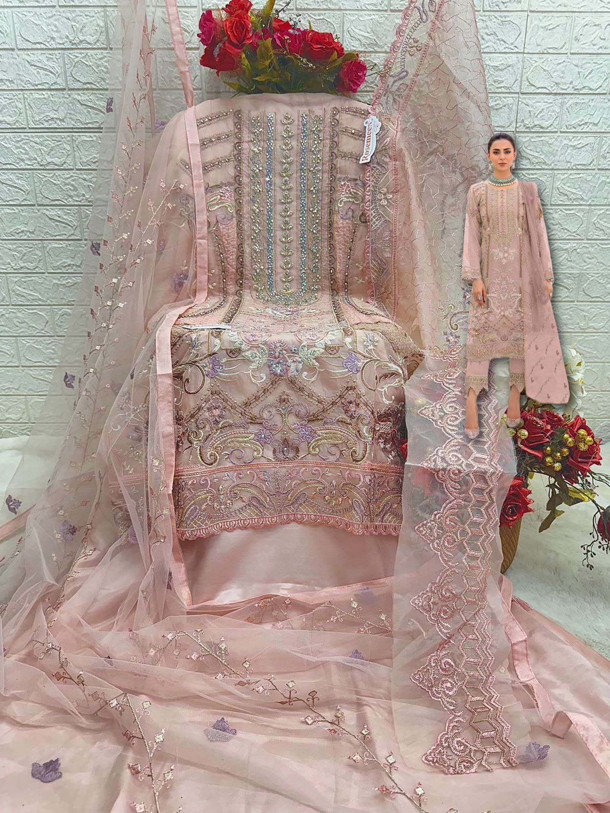 Fepic C 1771 Colors Designer Work Pakistani Suit Latest Collection view 5