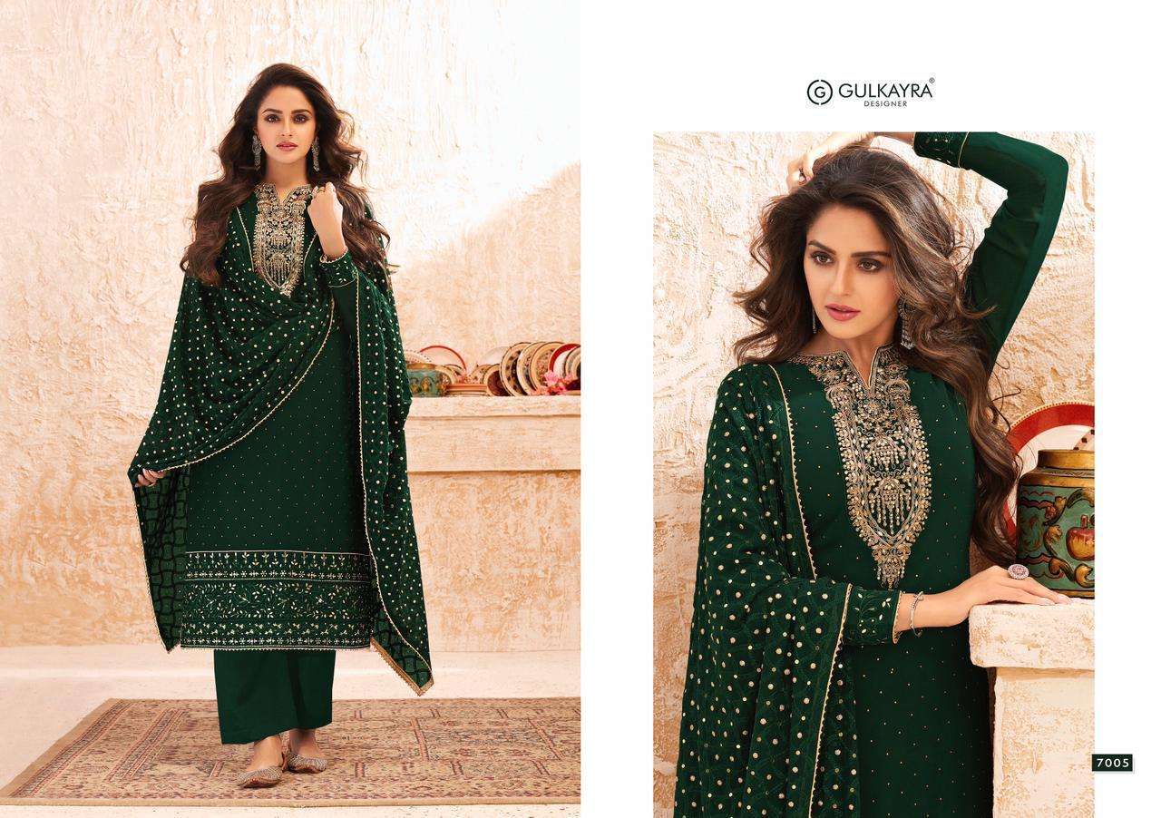 Gulkayra Nazmin Straight Suit party Wear Collection at Best Rate view 3