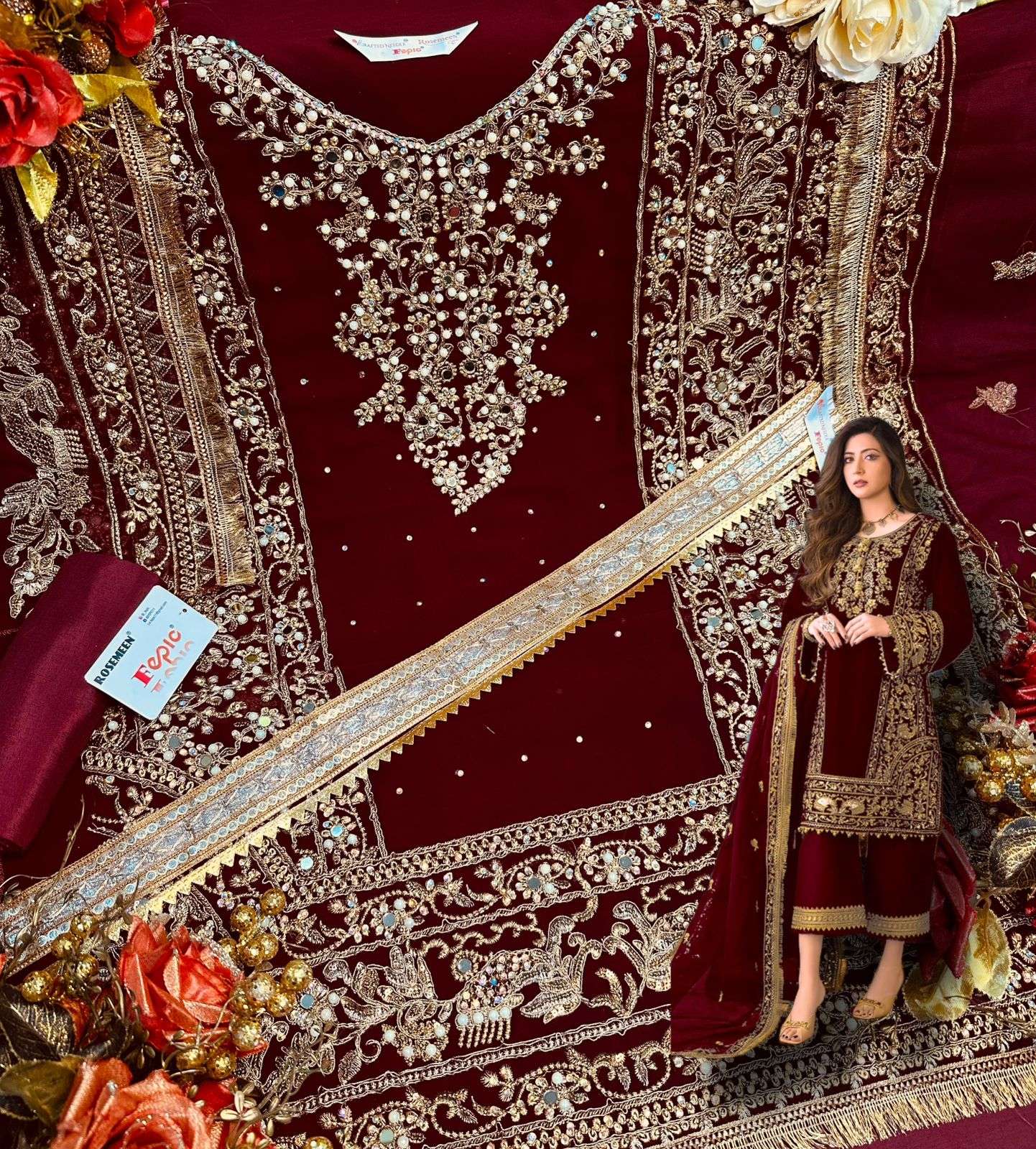 Fepic C 1221 Colors Designer Work Party Wear Pakistani Suit view 6