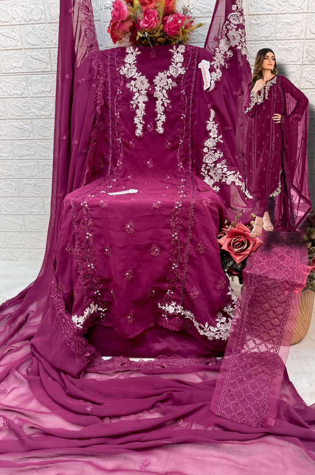 Fepic C 1685 Colors Fancy Designer Style Pakistani Salwar Suit Online view 6