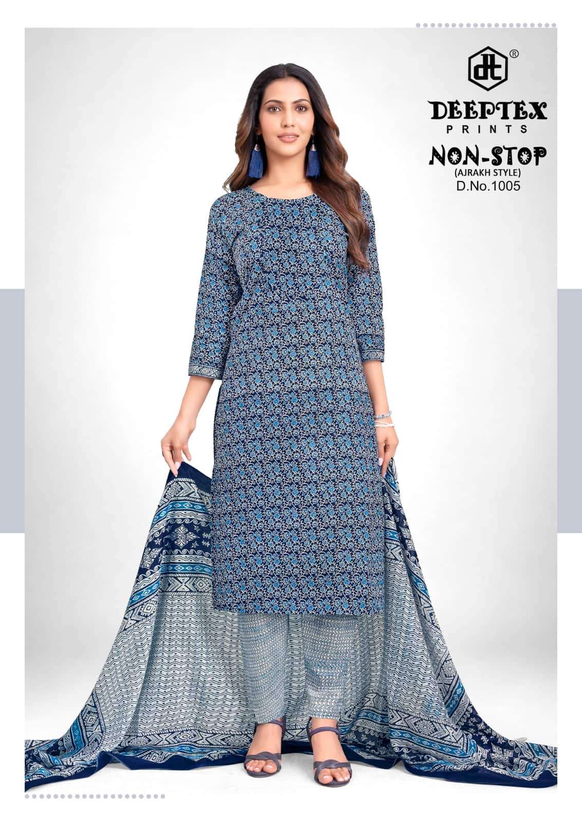 Deeptex Non Stop Vol 1 Pure Cotton Dress Material view 2