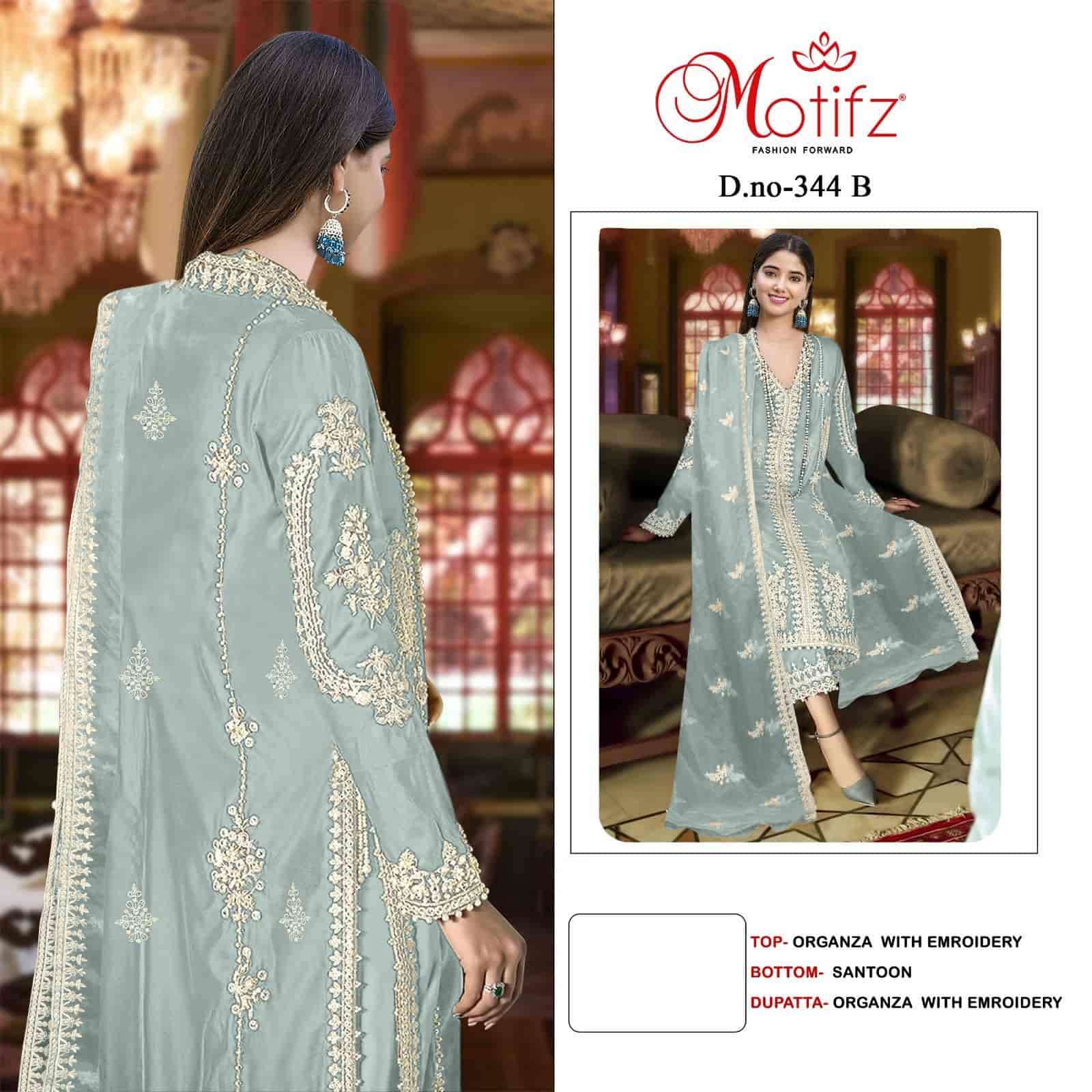 Motifz 344 Colors Festive Wear Style Designer Latest Pakistani Suit view 4