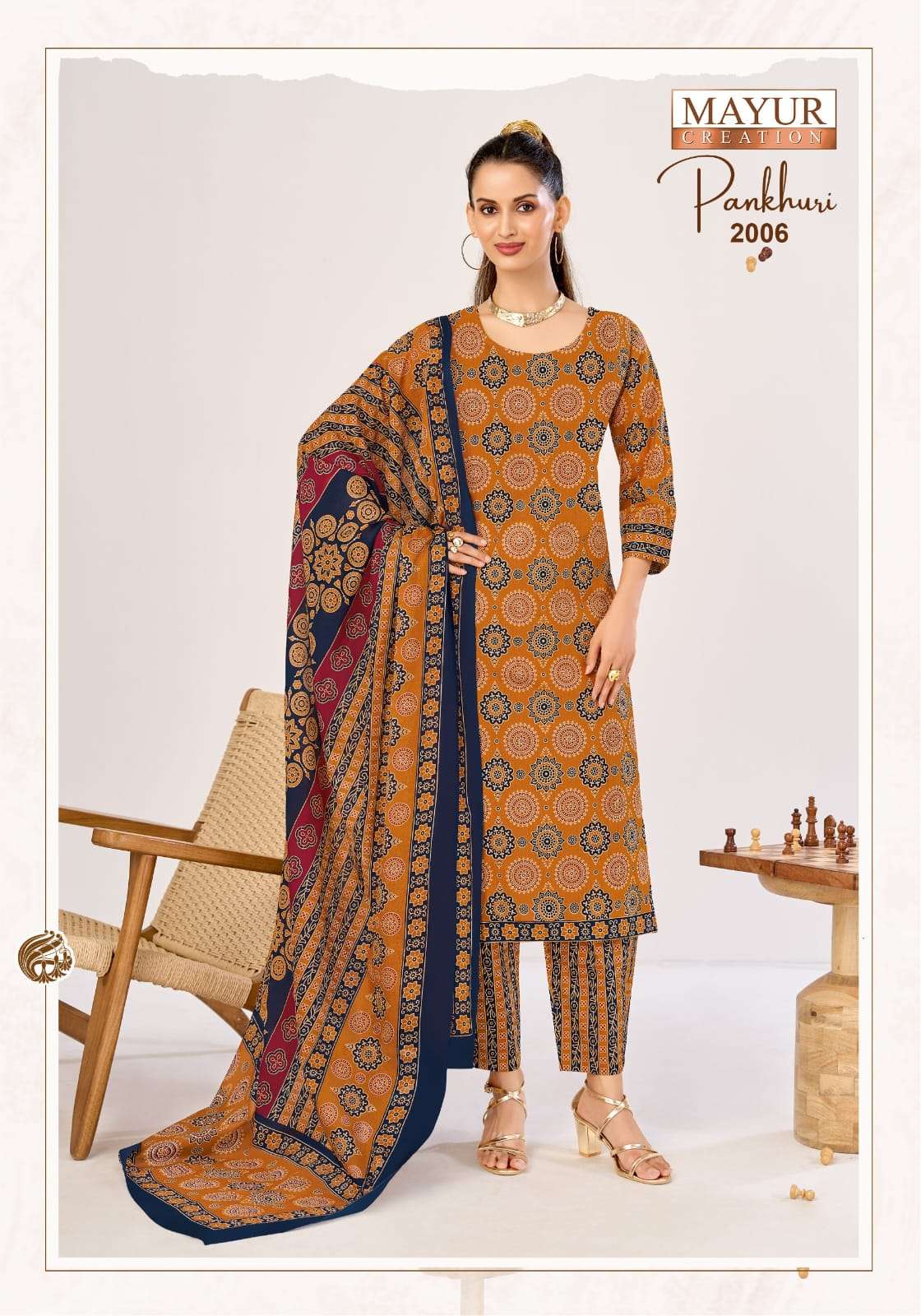 Mayur Pankhuri Vol 2 Pure Cotton Dress Material view 2