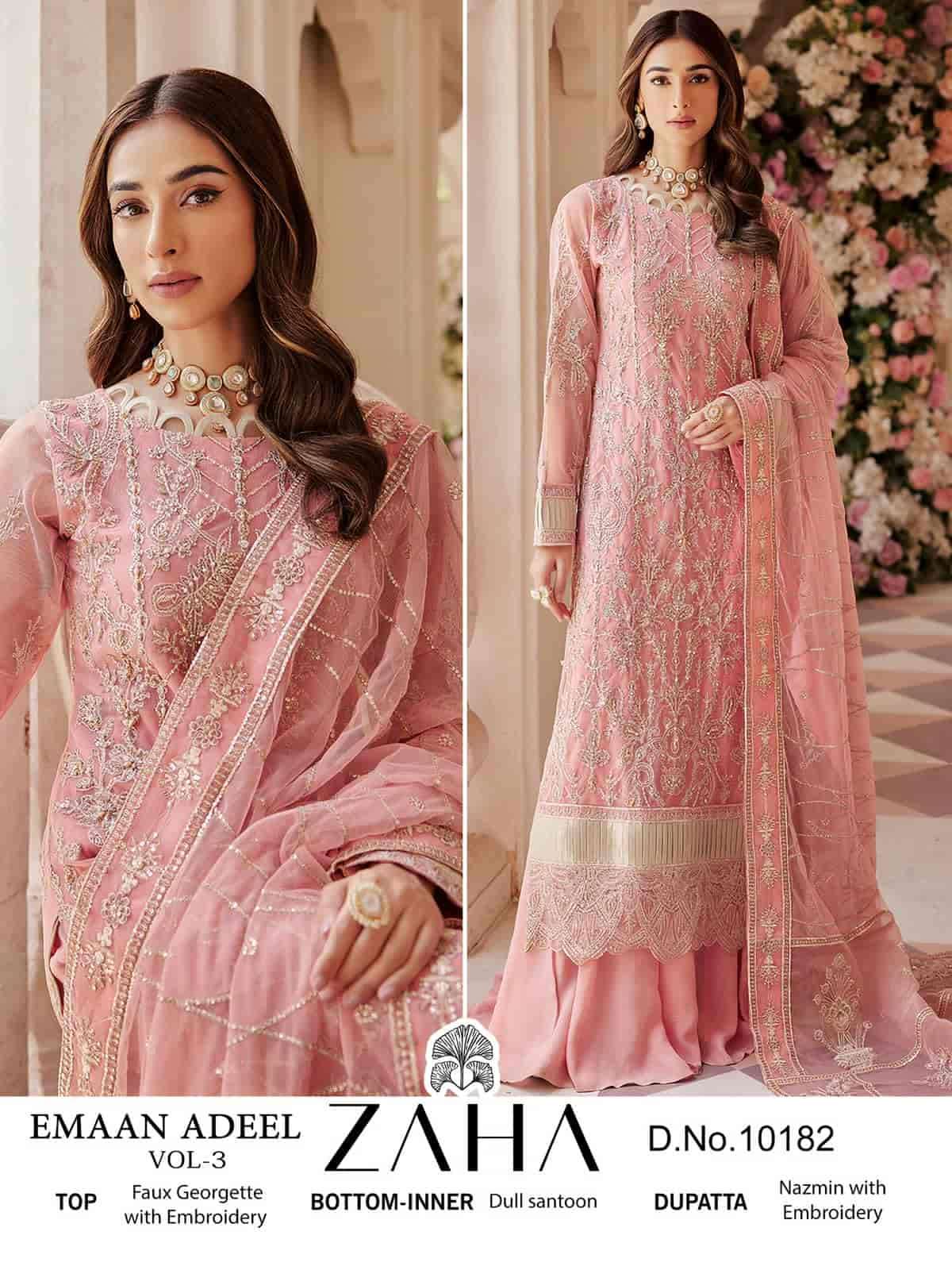 Zaha Emaan Adeel Vol 3 Pakistani Heavy Designer Exclusive Wedding Wear Collection view 11