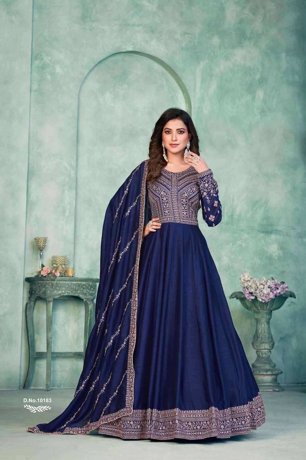 Anjubaa Vol 18 Designer Partywear Anarkali Gown Catalog Exporter view 2