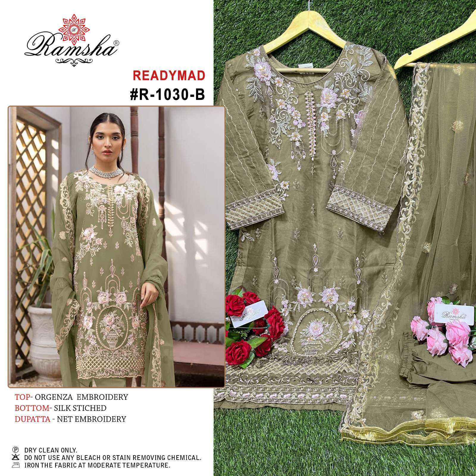 Ramsha R-1030 NX Readymade Pakistani Suit view 3