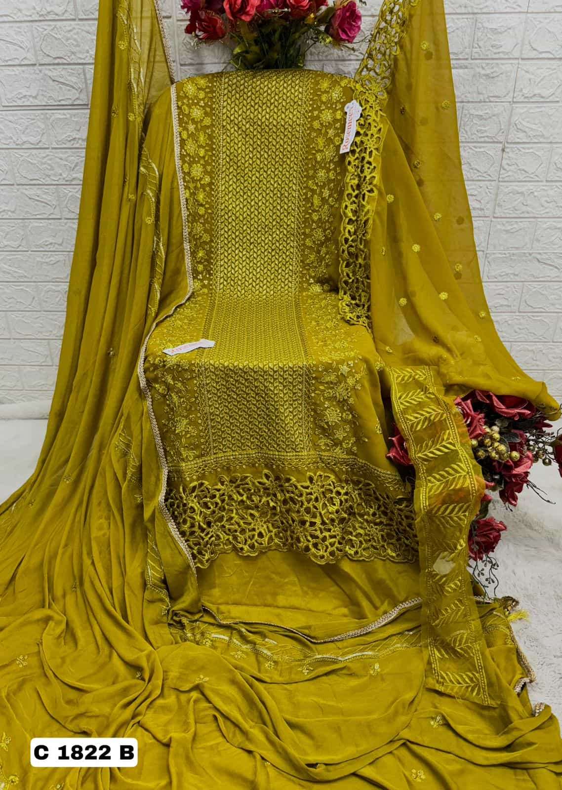Fepic C 1822 B Festive Wear Style Designer Pakistani Salwar Kameez Ensemble view 2