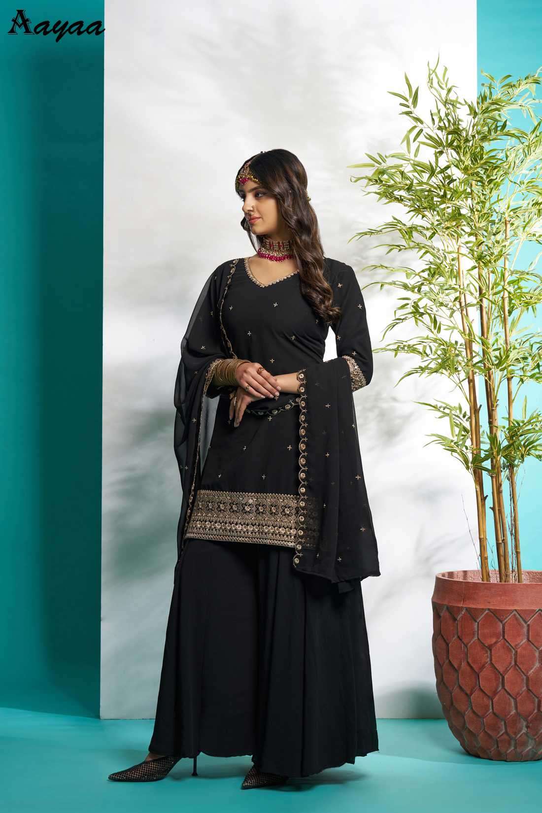 Aayaa Vol-21 Faux Georgette Readymade Salwar Suit view 9