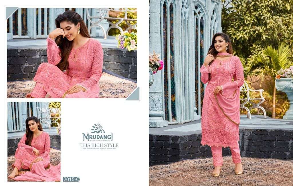 Mrudangi Kashish 2015 Colors Exclusive party Wear Straight Suit Collection view 4