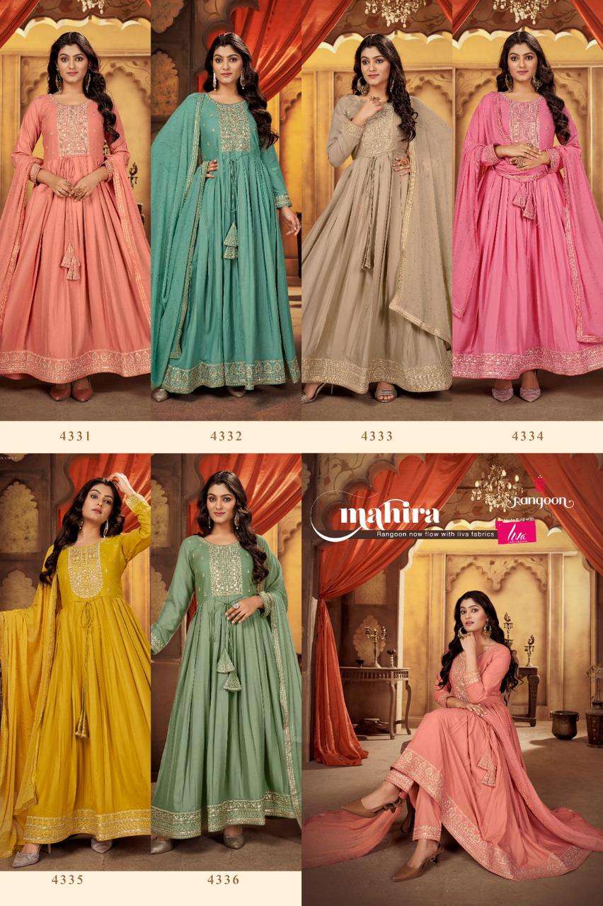 Rangoon Mahira Fancy Anarkali Style Readymade Dress view 16