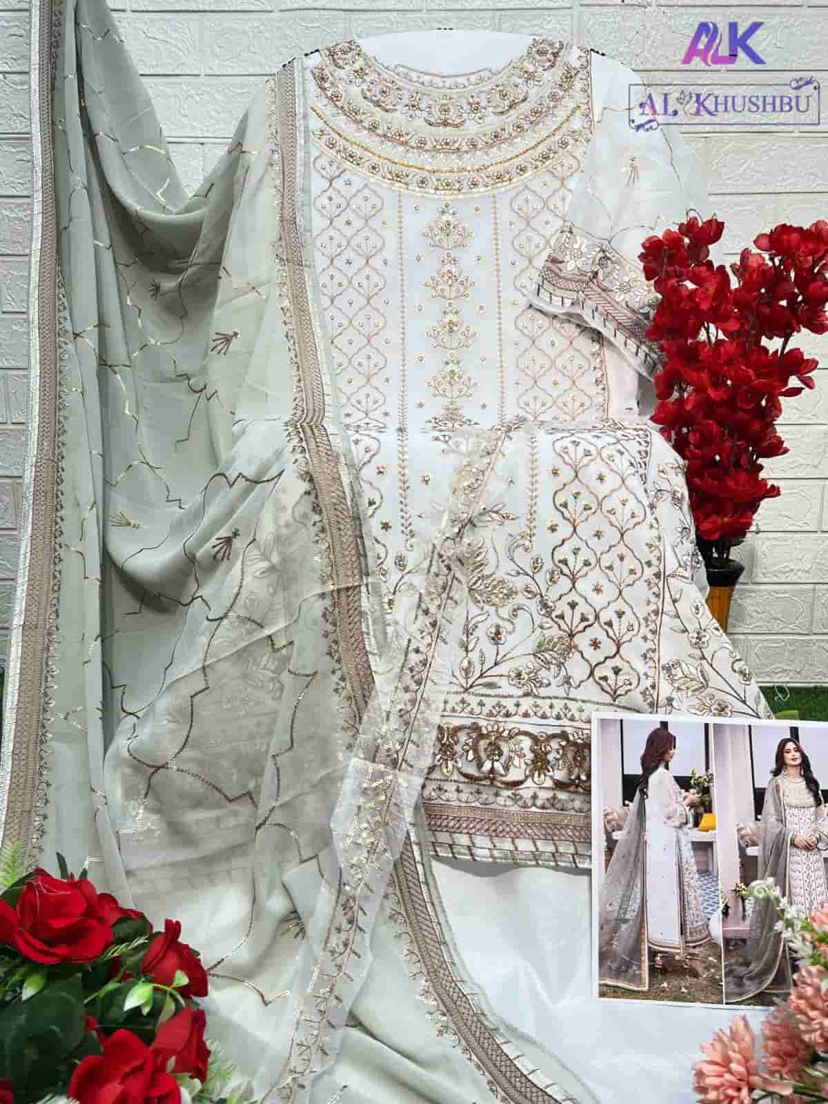 Al Khushbu 6008 Exclusive Heavy Designer Pakistani Salwar Suit Collection view 4