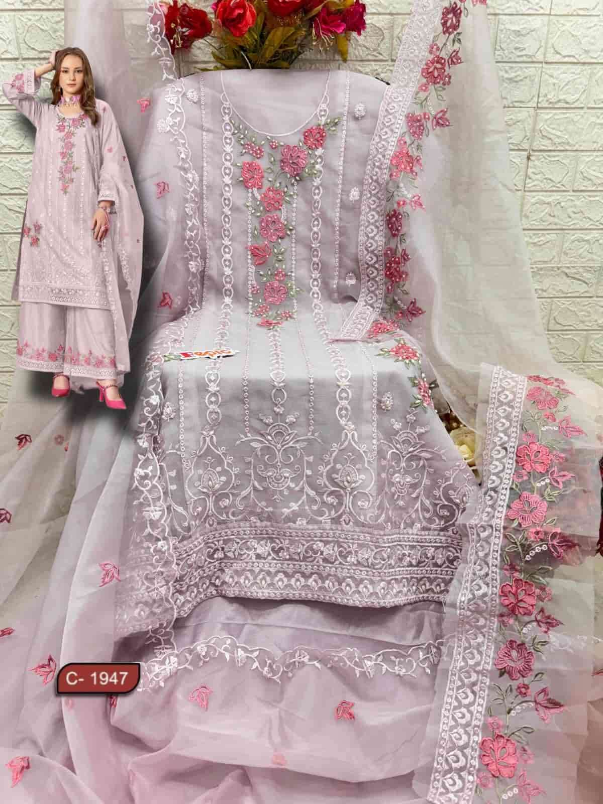 Fepic Rosemeen Organza Pakistani Salwar Suit view 4