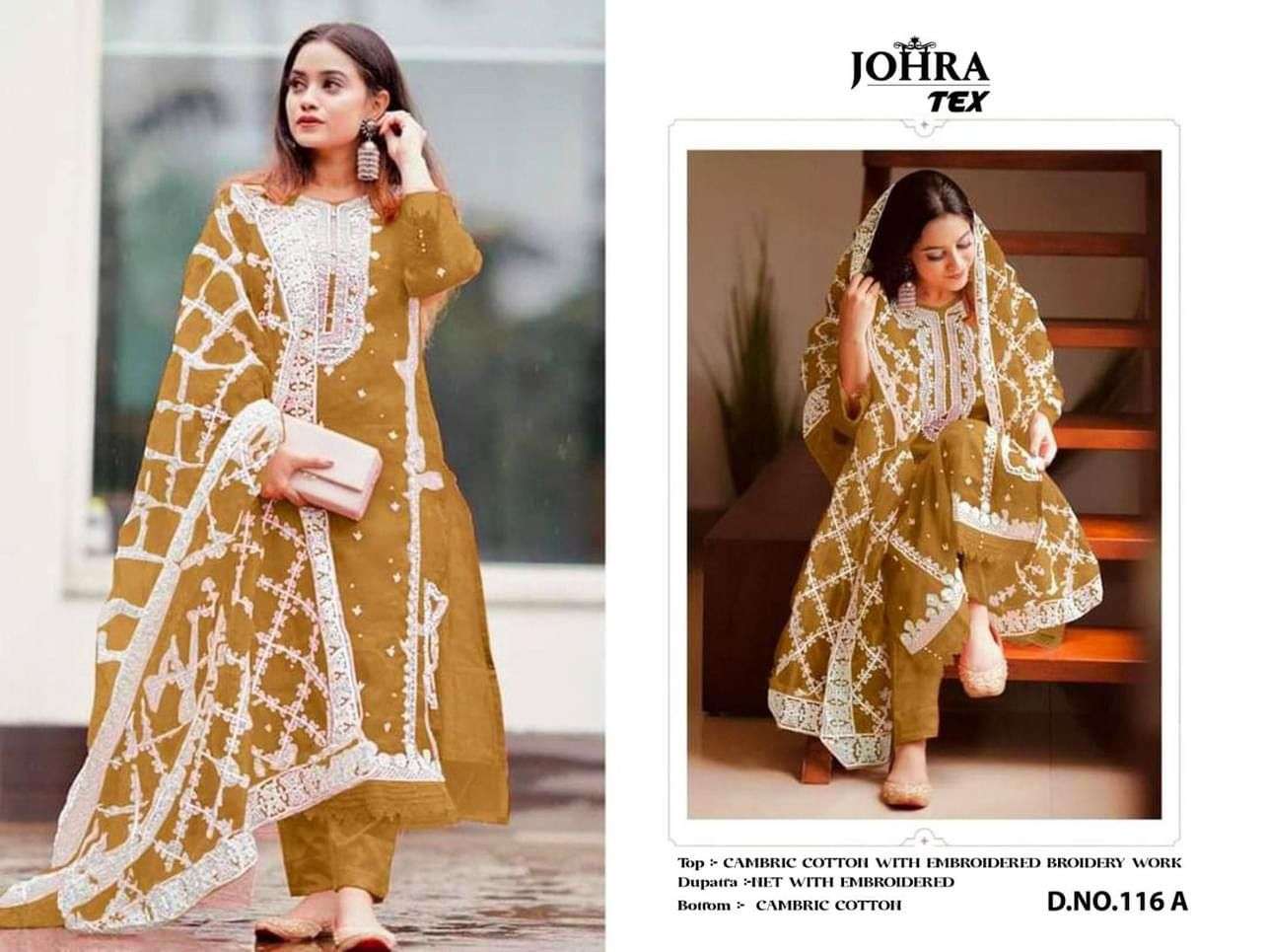 Johra Tex 116 Pakistani Designer Salwar Suit view 2