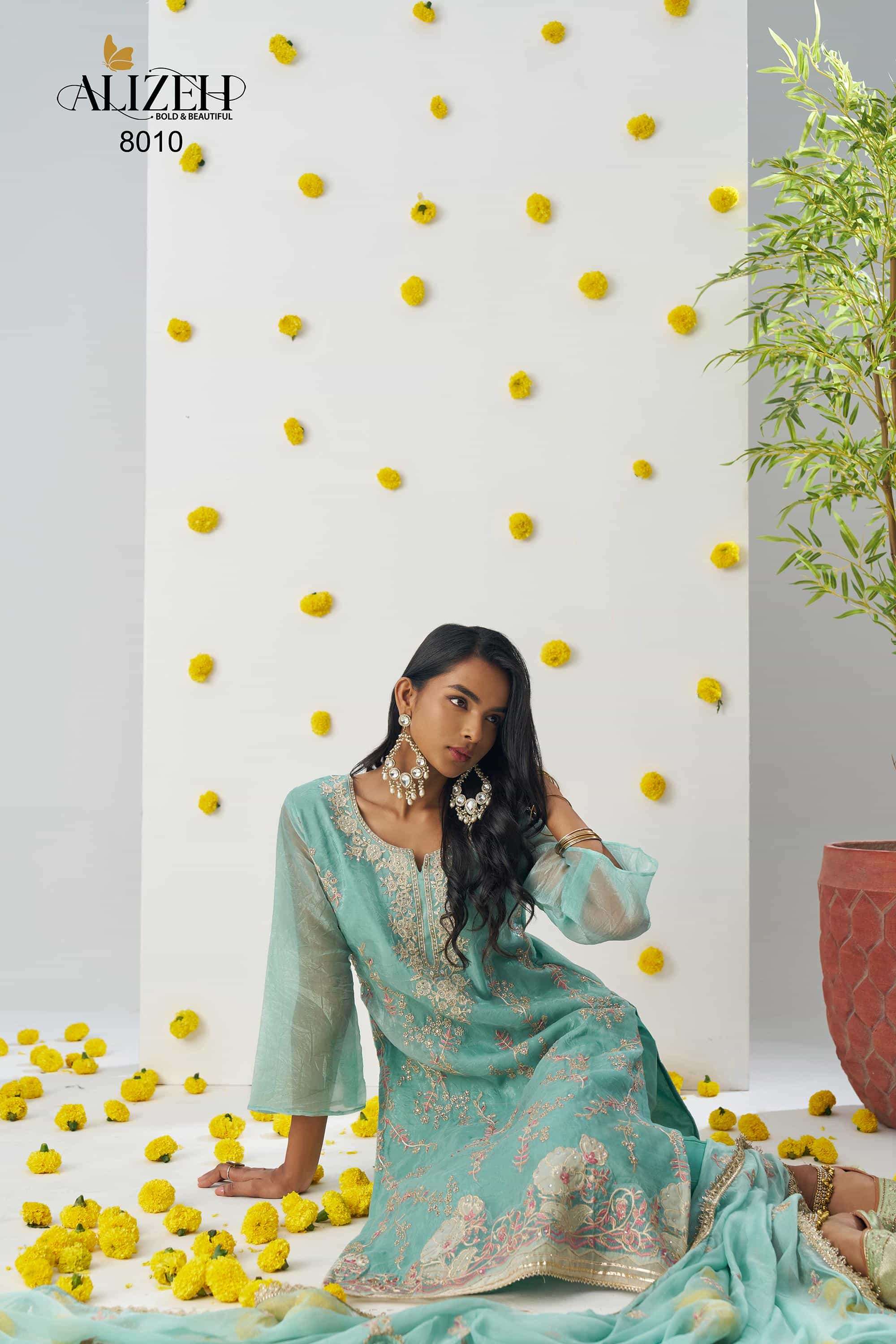 Alizeh Raag 4 Colors Pakistani Salwar Suit Collection At Price view 17