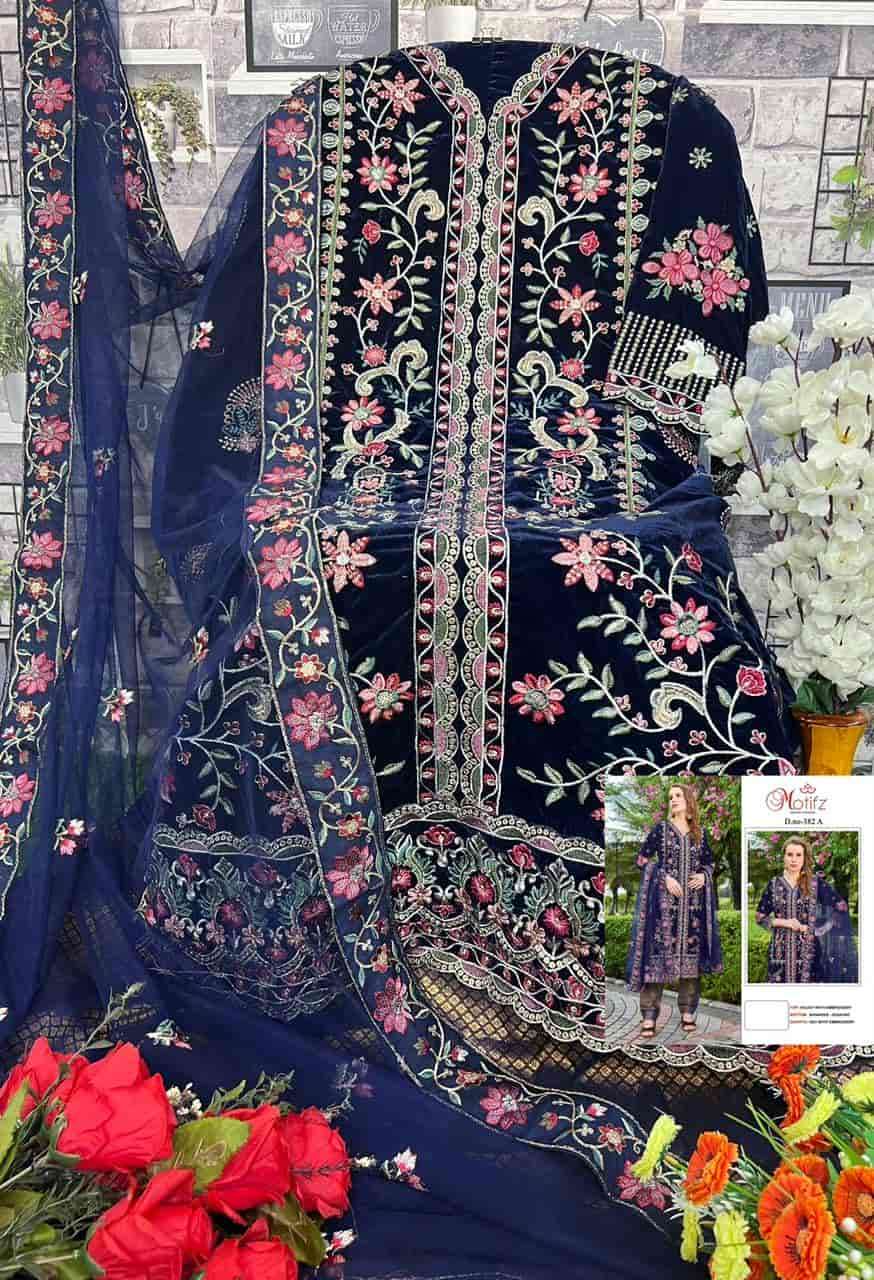 Motifz 382 Colors Pakistani Heavy Designer Party Wear Salwar Suit view 9