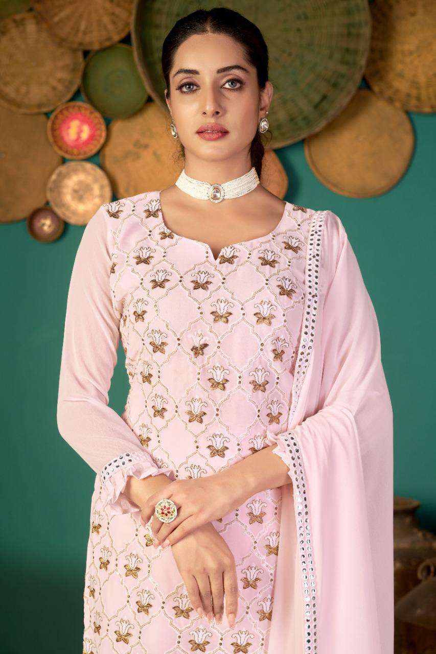 Zeeya Ruhani Faux Georgette Party Salwar Suit view 10