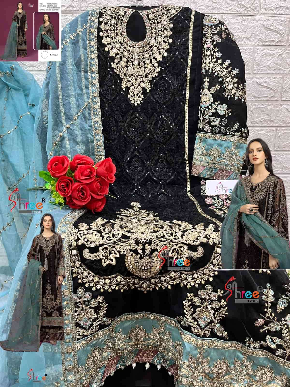 Shree Fabs K-5073 Embroidered Party Suit view 2