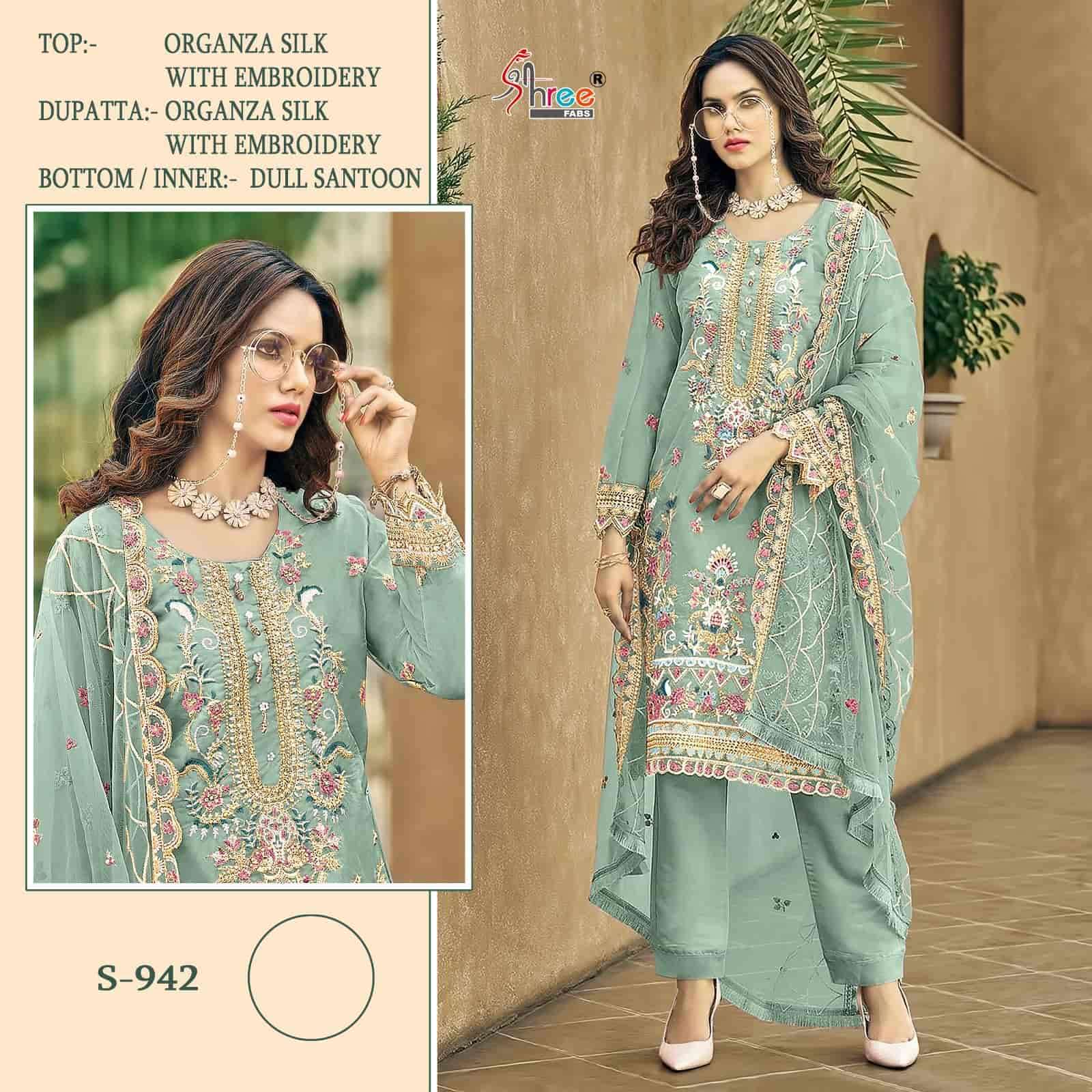 Shree Fabs S 942 Colors Pakistani Heavy Designer Style Festive Wear Collection view 8