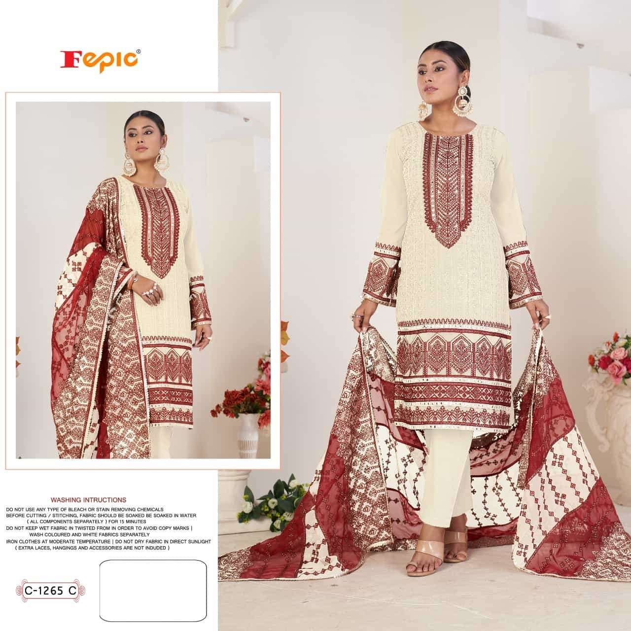Fepic Rosemeen C 1265 Colors Pakistani Festive Wear Designer Salwar Suit Wholesalers view 3