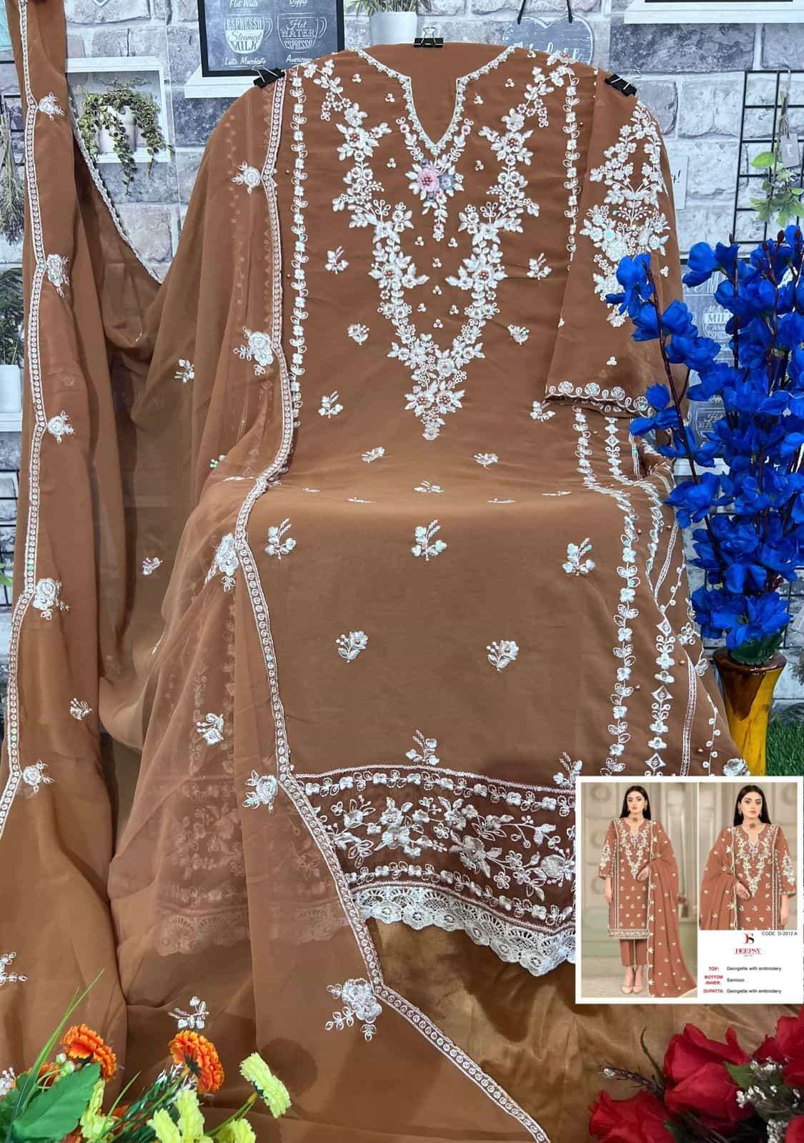 Deepsy D-2012 Embroidered Pakistani Festive Suit view 8