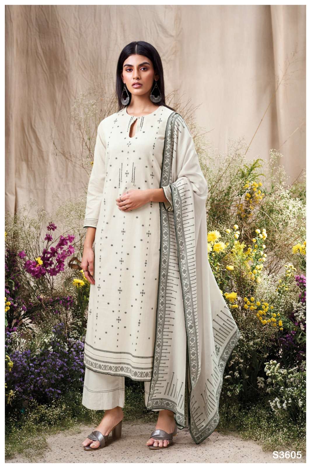 Ganga Fashion Tanishka Cotton Jacquard Suit view 4