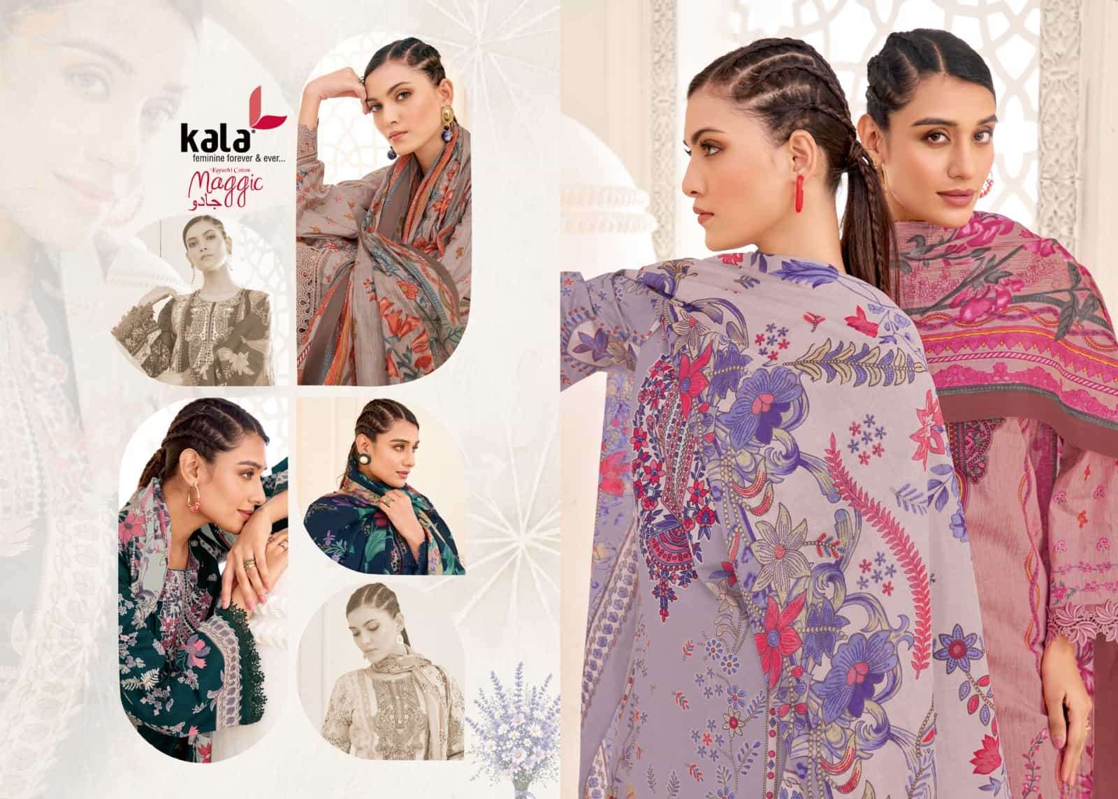 Kala Maggic Vol 25 Pakistani Print Cotton Salwar Suit view 10