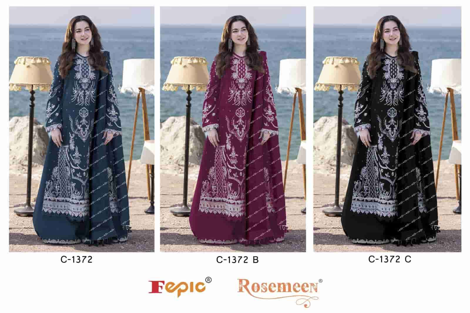 Fepic C 1372 Colors Pakistani Latest Embroidered Designer Dress Wholesalers view 4