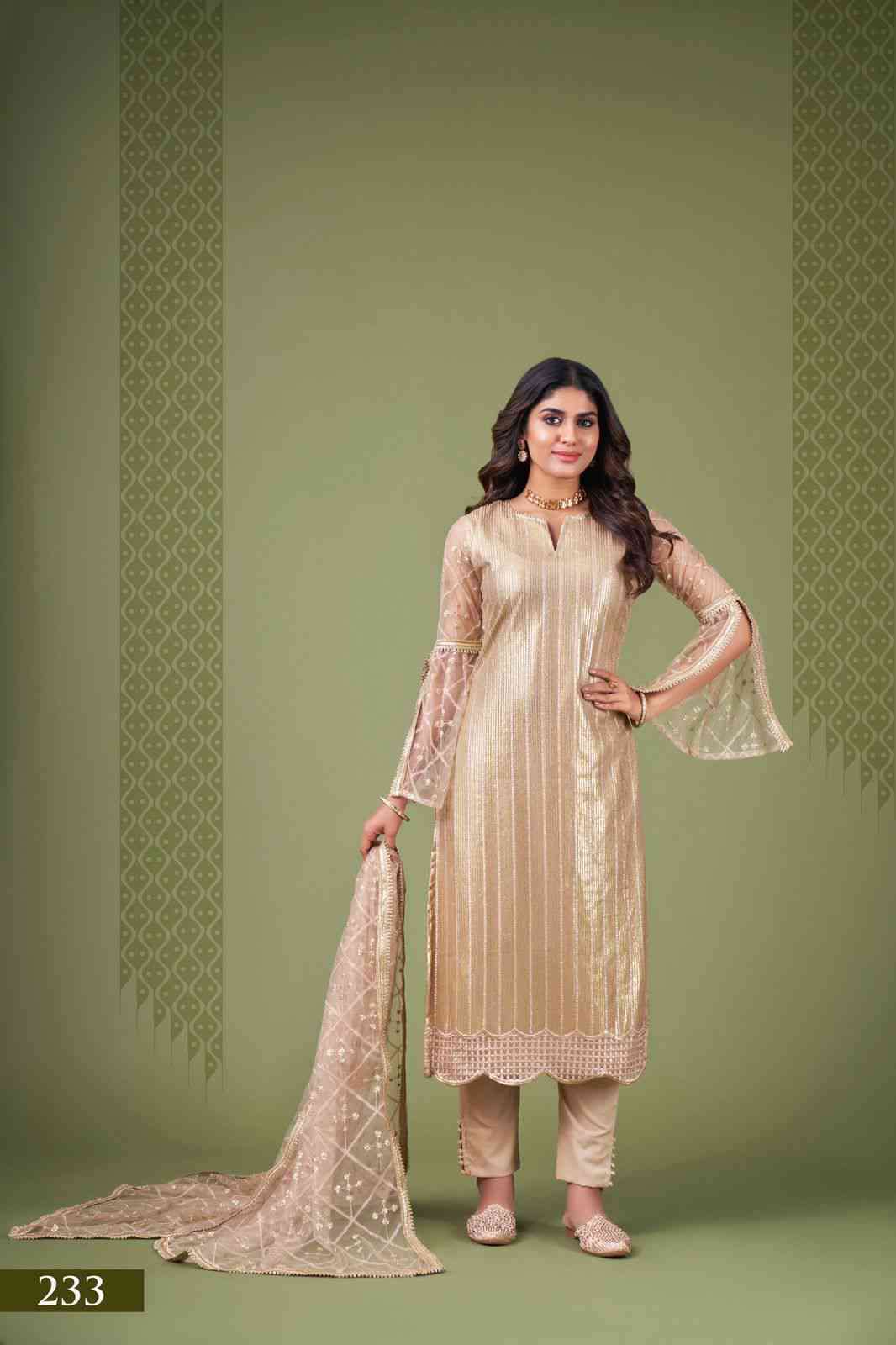 Narayani Zehra Vol 4 Designer Party Wear Straight Suit Catalog Exporter view 23