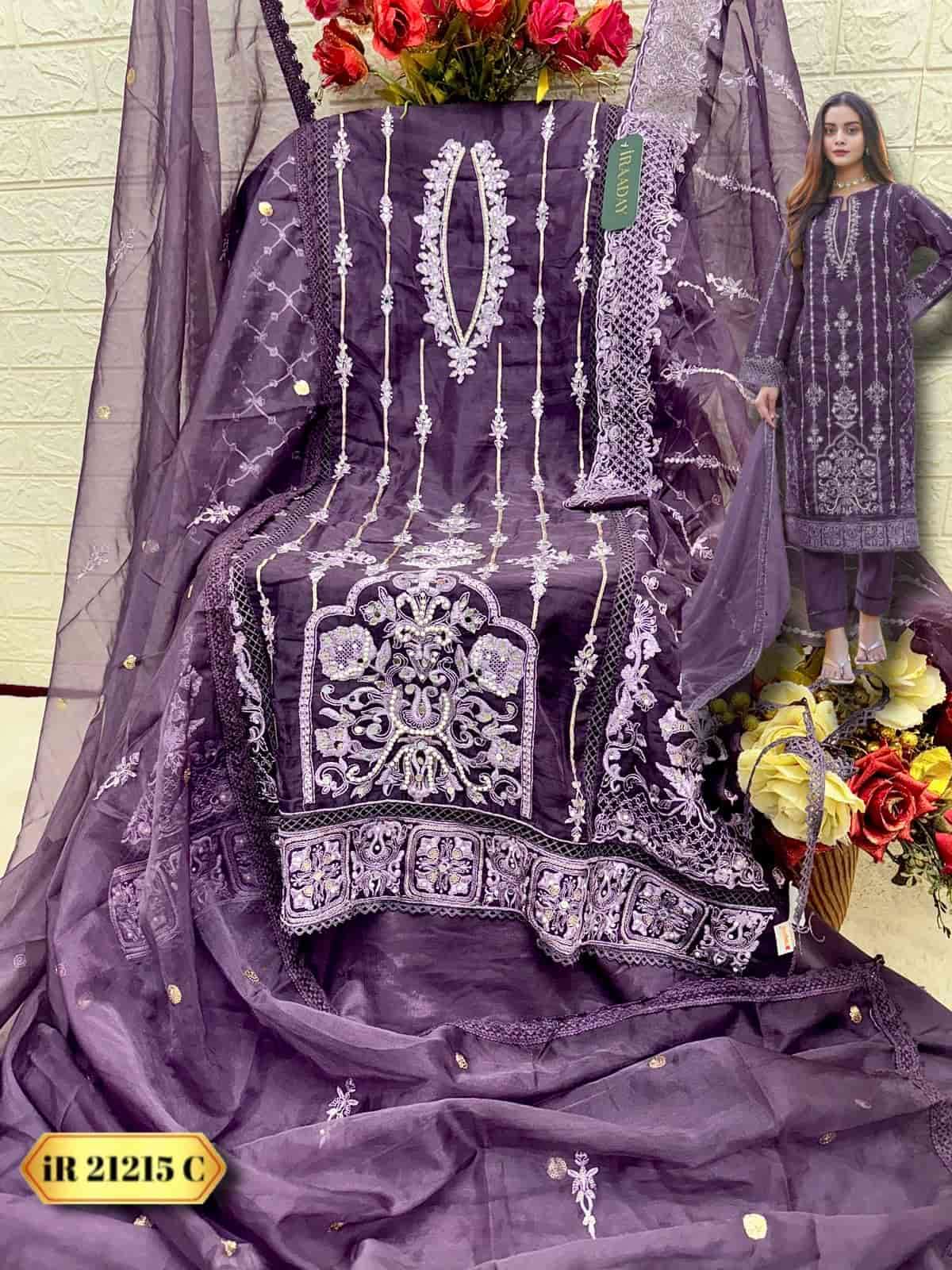 Fepic IR 21215 C Exclusive Designer Pakistani Organza Suit Ensemble view 2