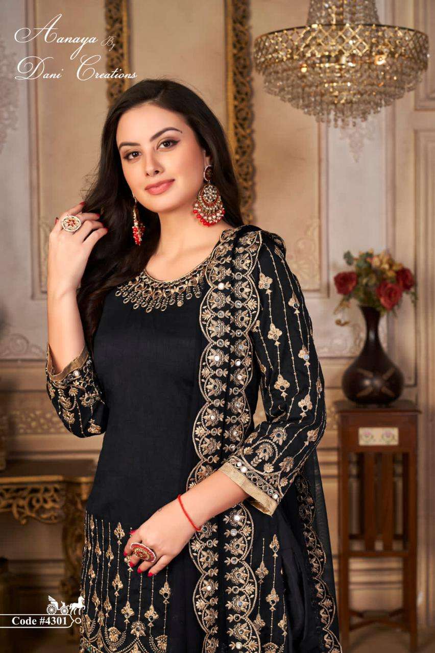 Aanaya Vol 143 Art Silk Party Wear Salwar Suit Exporter view 7