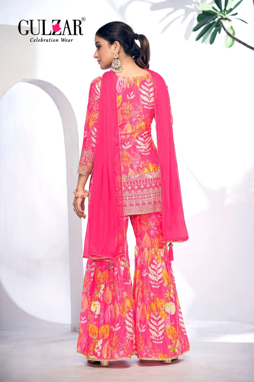 Gulzar Monisha 2101 To 2104 Designer Sharara Dress Wedding Collection view 10