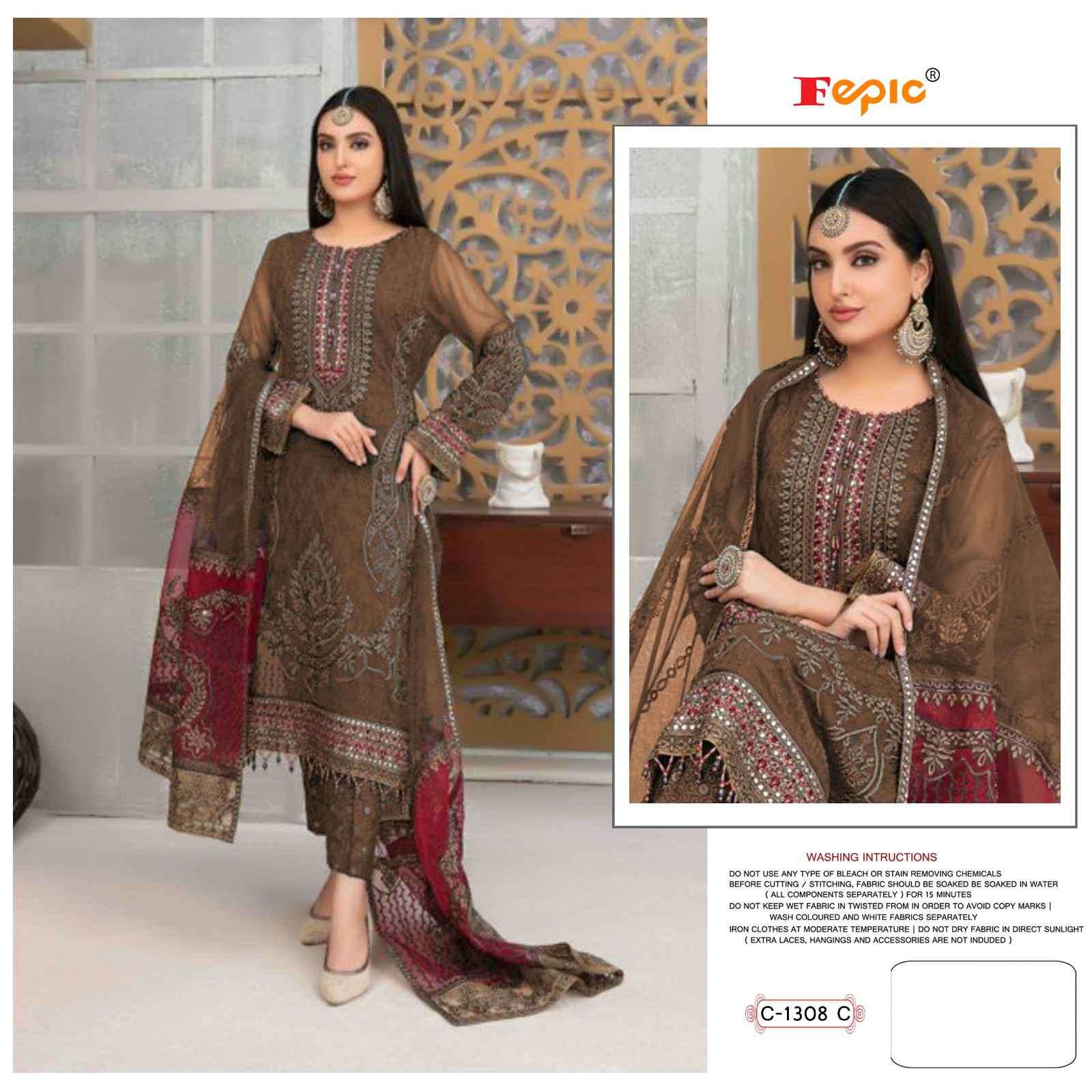 Fepic Rosemeen Designer Pakistani Suit view 4