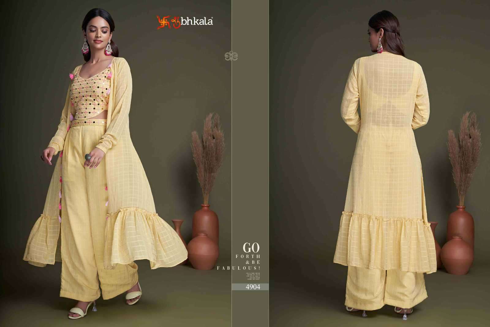 Shubhkala Flory Vol 34 Exclusive Shrug Style 3 Piece Stylish Western Outfit view 10