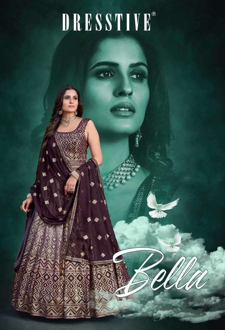 Dresstive Bella Designer Wedding Wear Gown New Collection Online