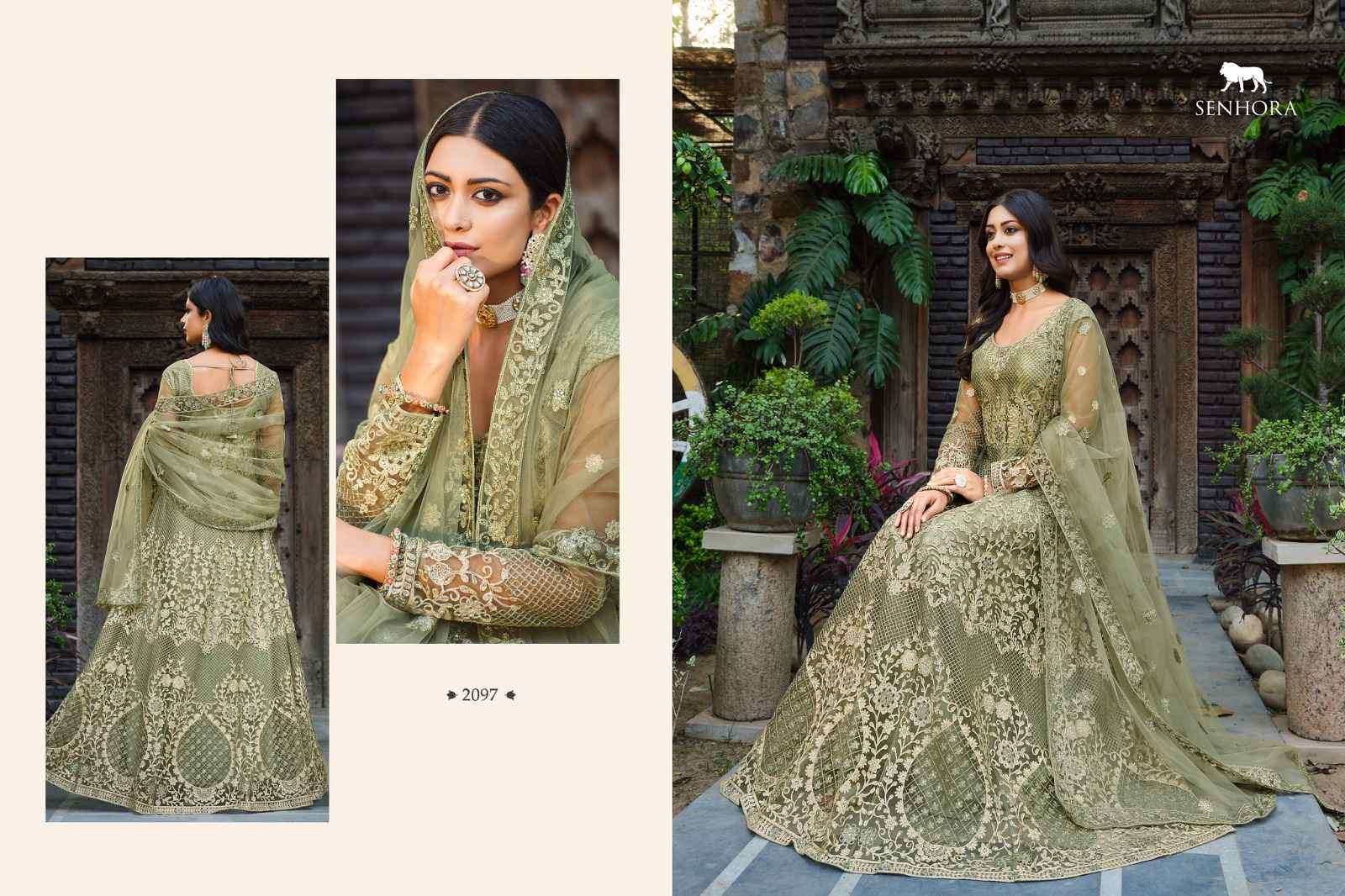 Senhora Amaira 2096 To 2099 Wedding Wear Anarkali Gown Partywear Collection view 8