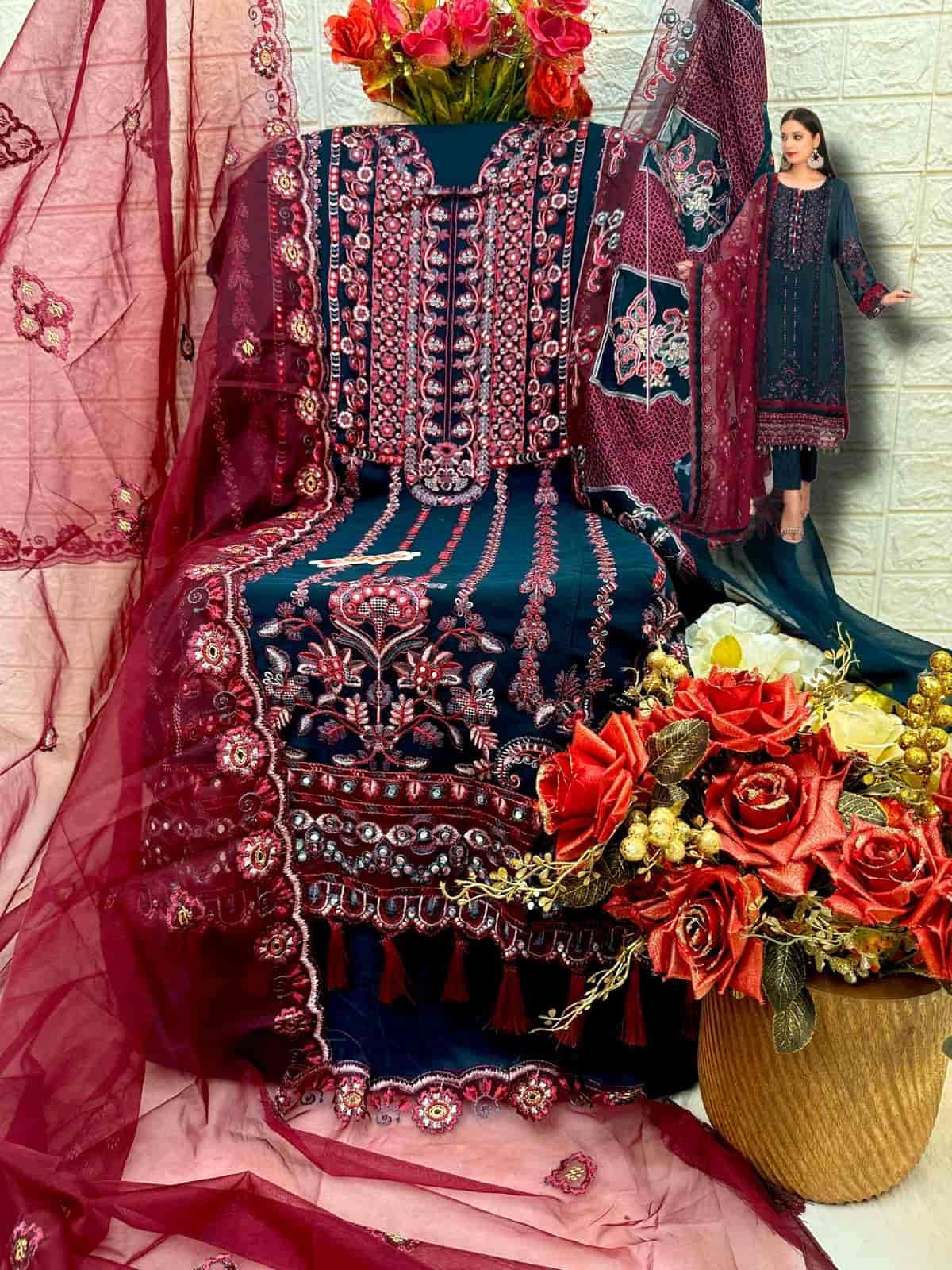 Fepic Rosemeen Embroidered Georgette Salwar Suit view 5