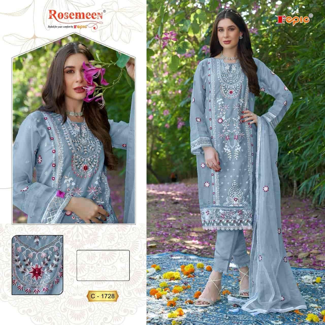 Fepic C 1728 Latest Embroidered Designer Pakistani Suit Exporter