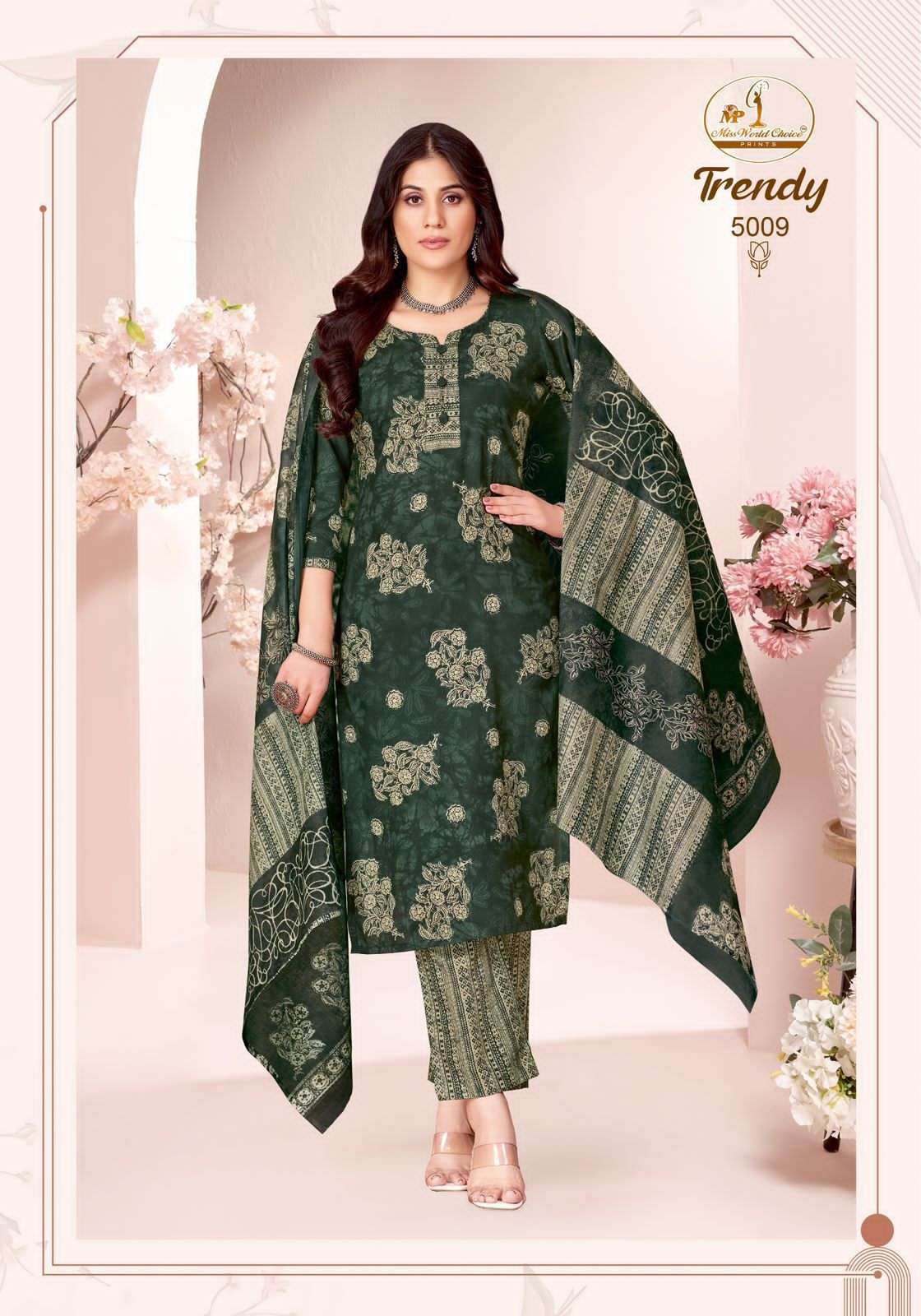 Miss World Choice Trendy Vol 5 Pure Cotton Dress view 12