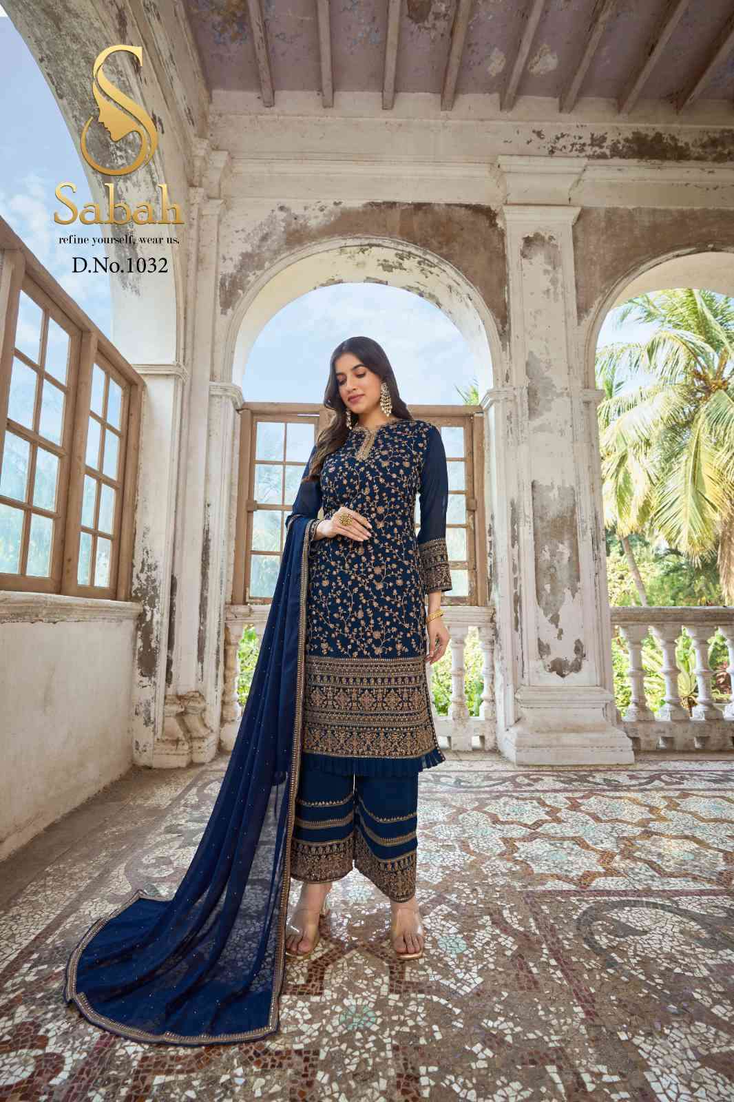 Fk Fashion Sabah Zareen Partywear Designer Work Palazzo Dress view 4