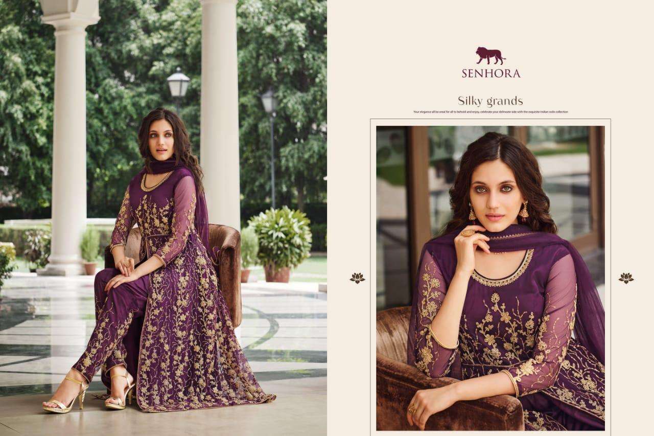 Senhora Sharmin Designer Party Wear Anarkali Suit Collection view 3