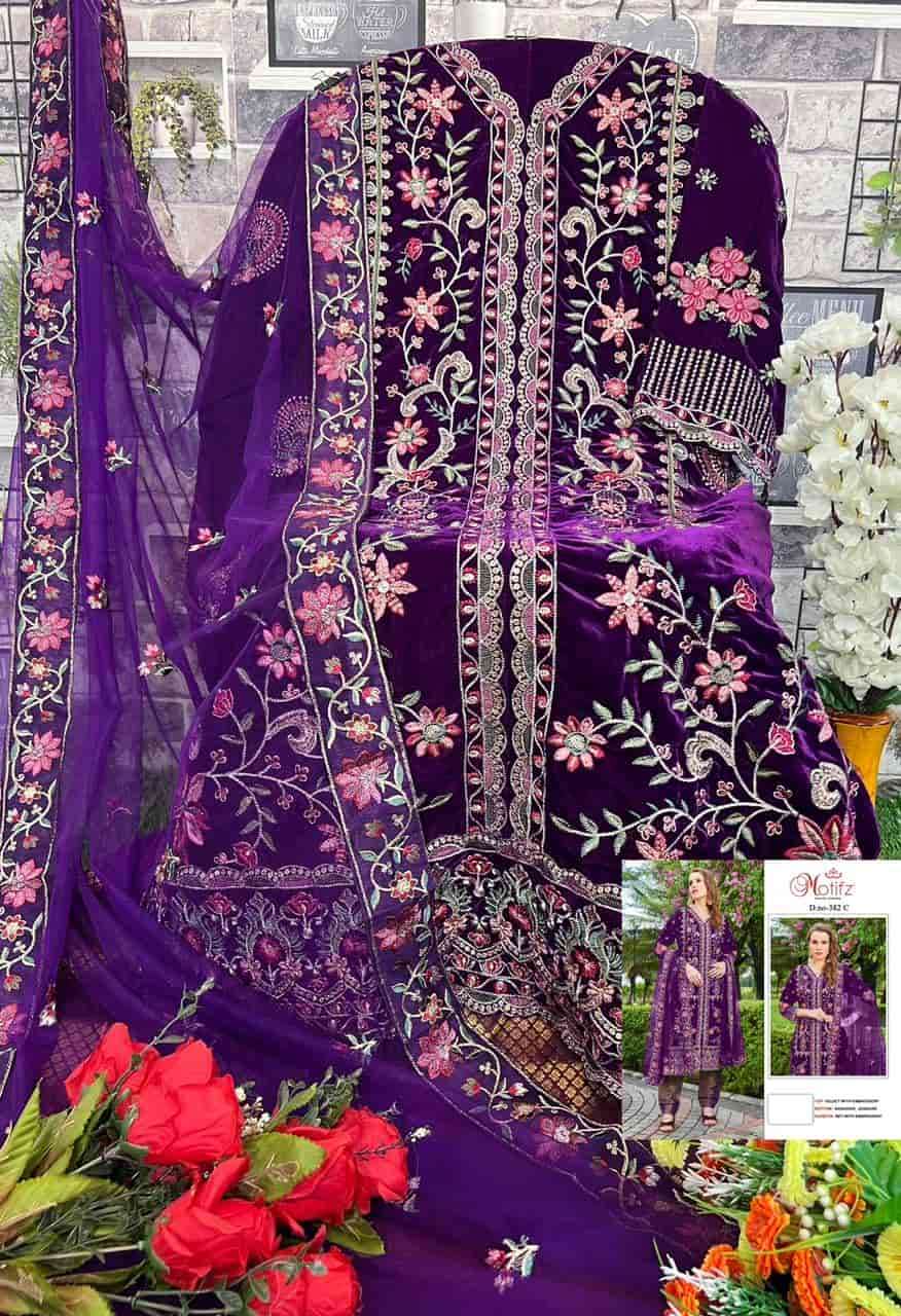 Motifz 382 Colors Pakistani Heavy Designer Party Wear Salwar Suit view 8