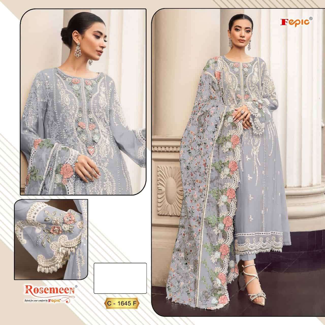 Fepic Rosemeen C 1645 F Pakistani Salwar Suit